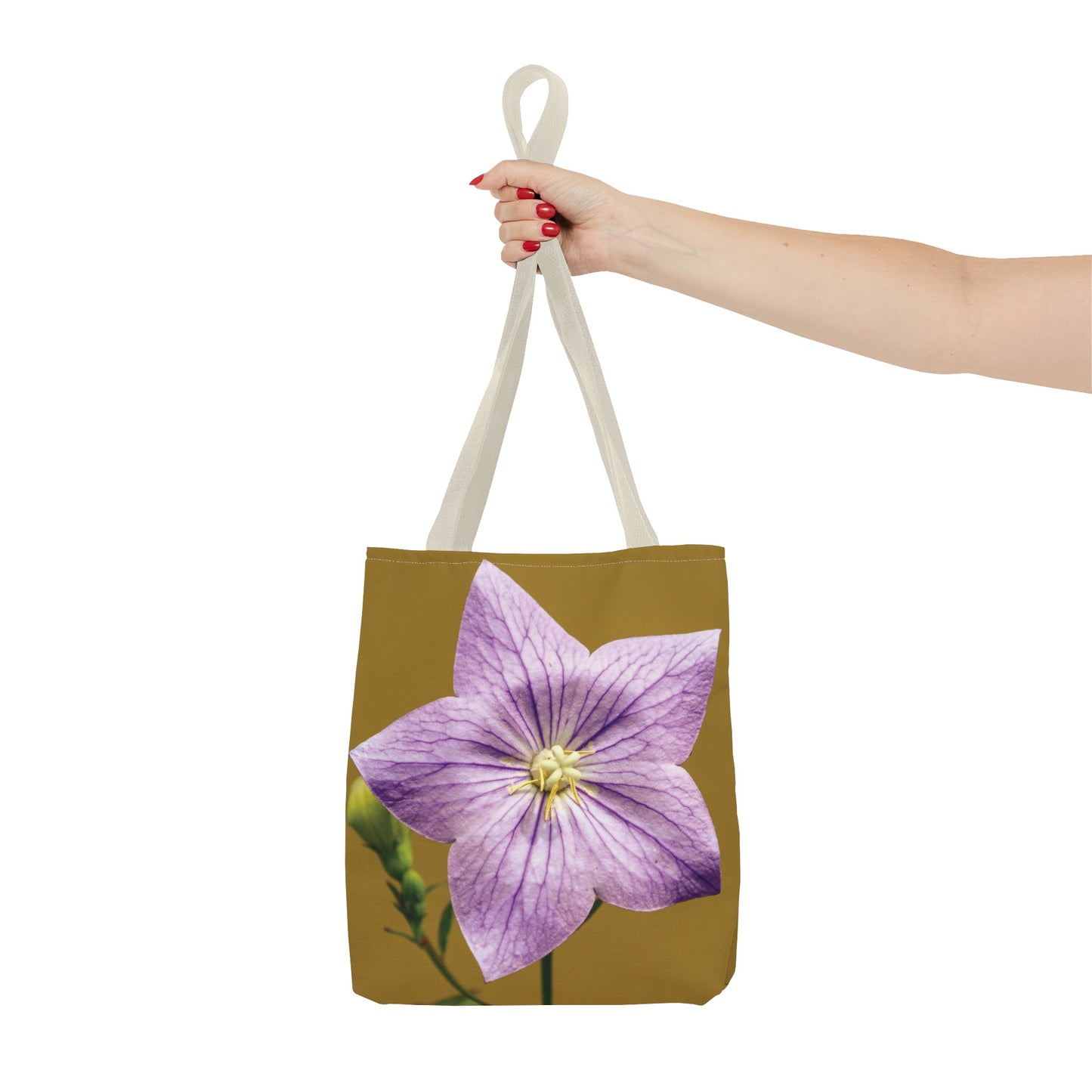 Canvas Bag with Floral Prints