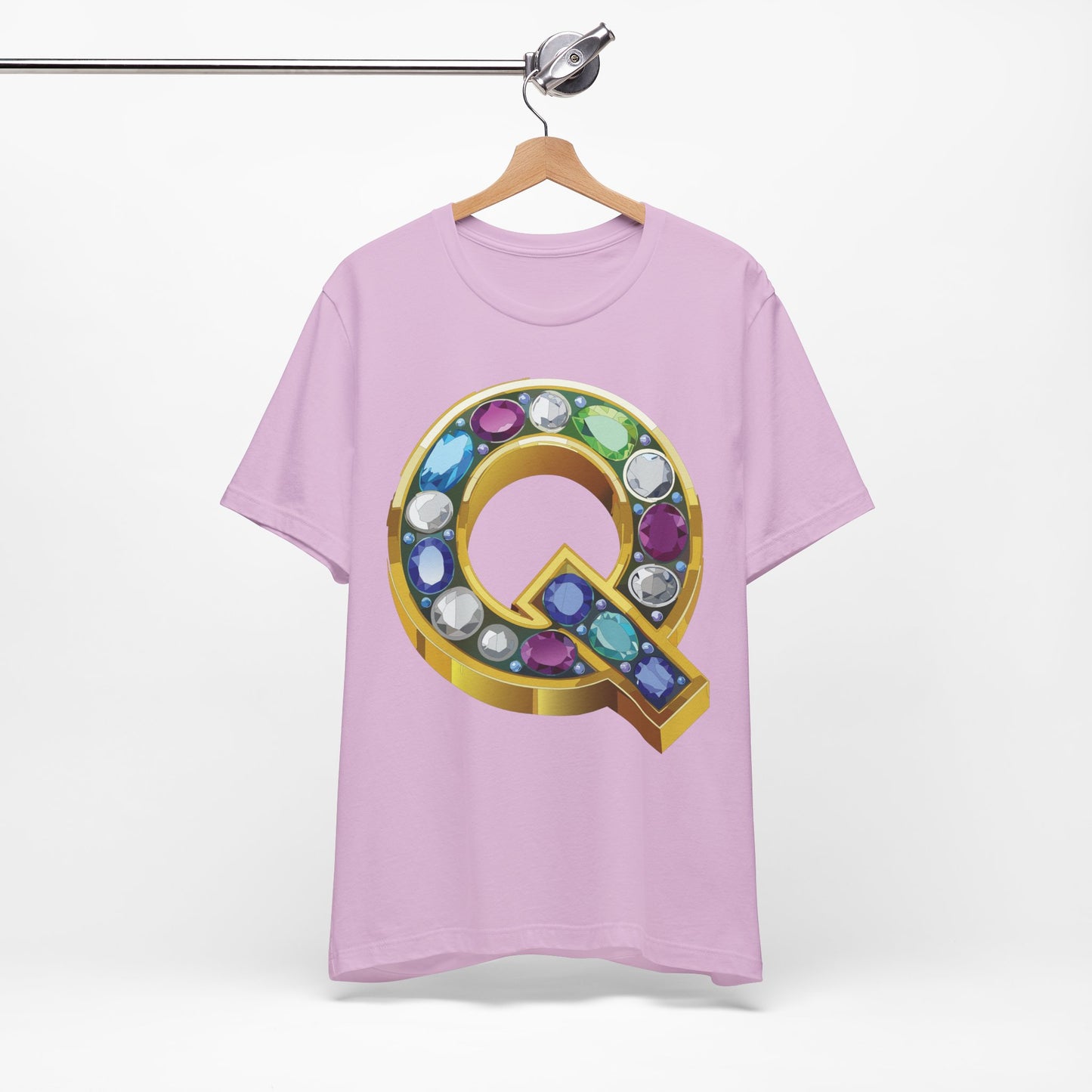 Letter Shirt, Shirt with Letters, Tee Shirt with Gold Letter, Shirt with Antique Letters