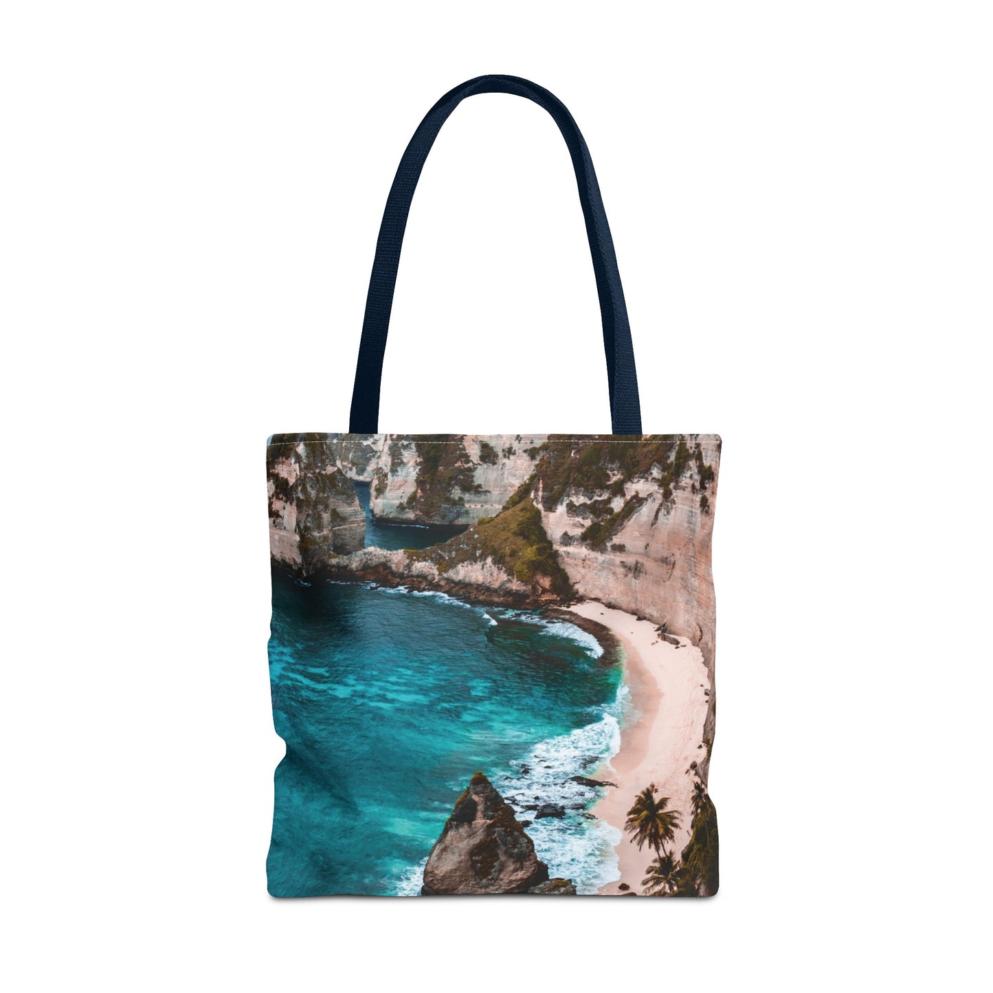 Canvas Bag with Beach Prints