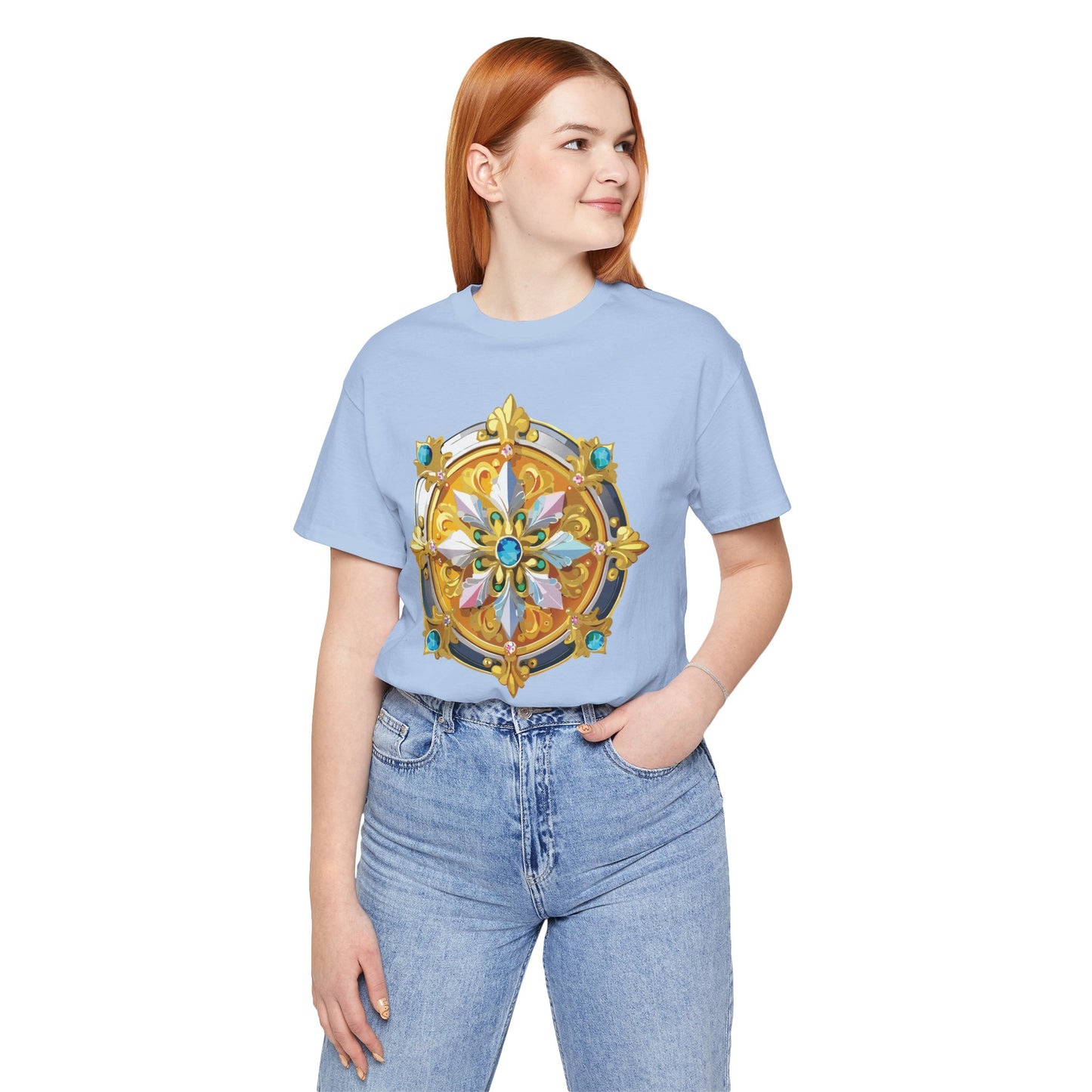 Medallion Shirt, Shirt with Medallion, Tee Shirt with Medal