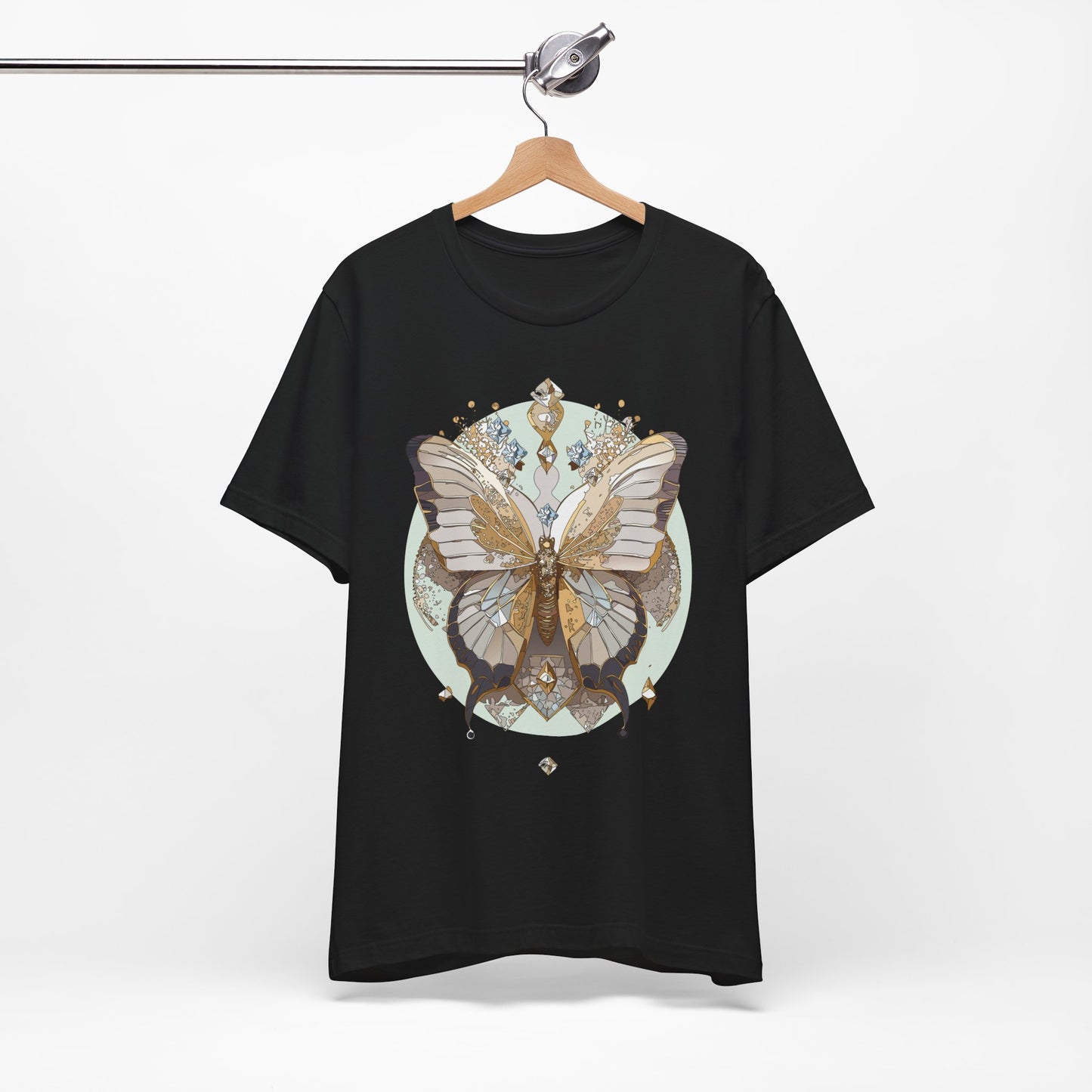 Butterfly Shirt, Shirt with Butterfly, Tee Shirt with Antique Butterfly