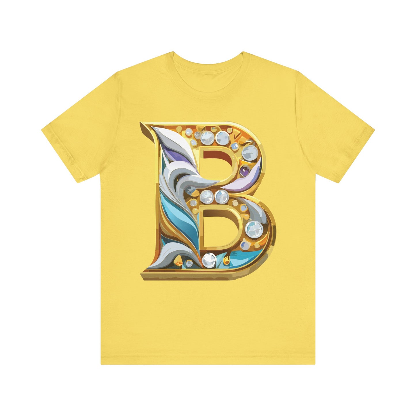 Letter Shirt, Shirt with Letters, Tee Shirt with Gold Letter, Shirt with Antique Letters