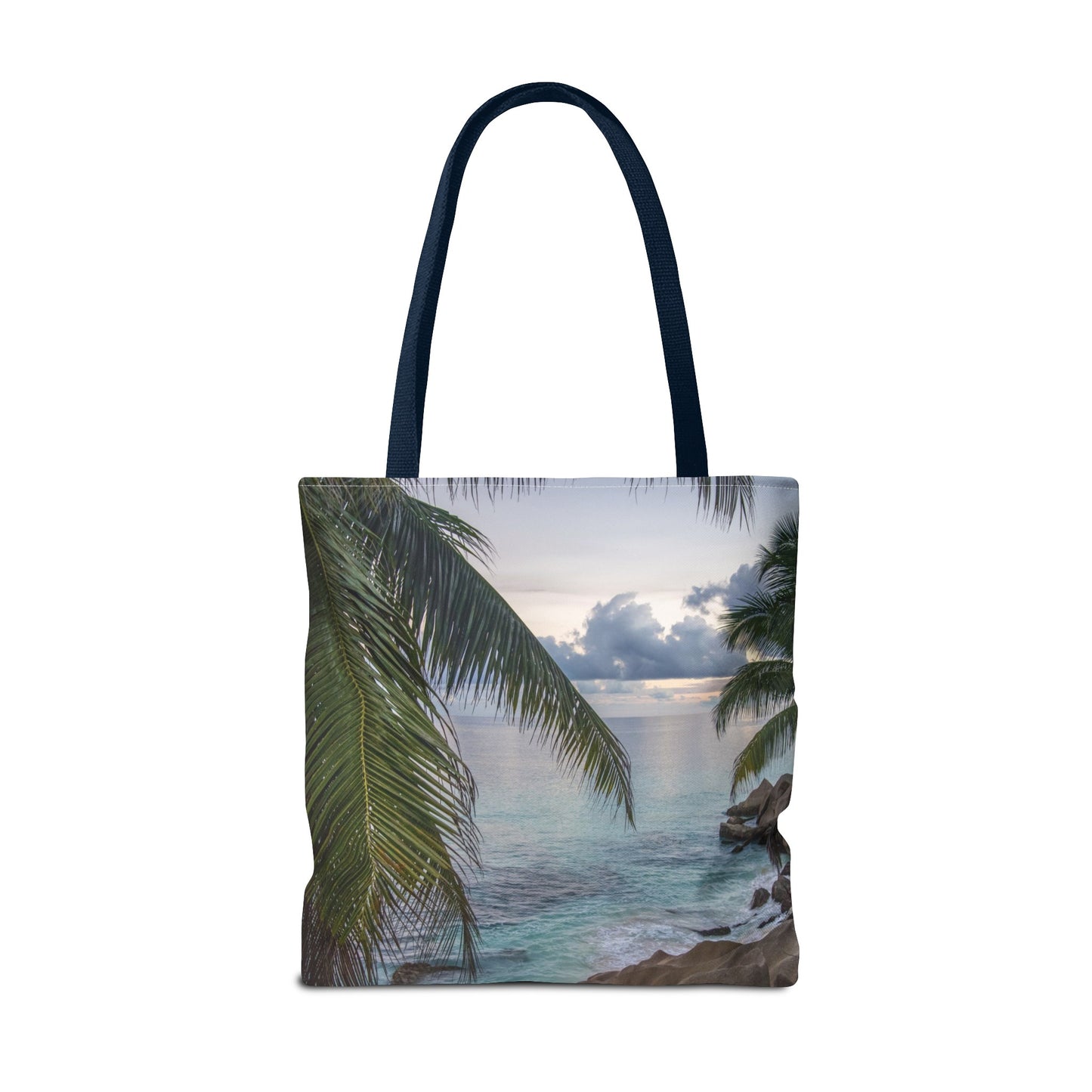 Canvas Bag with Beach Prints