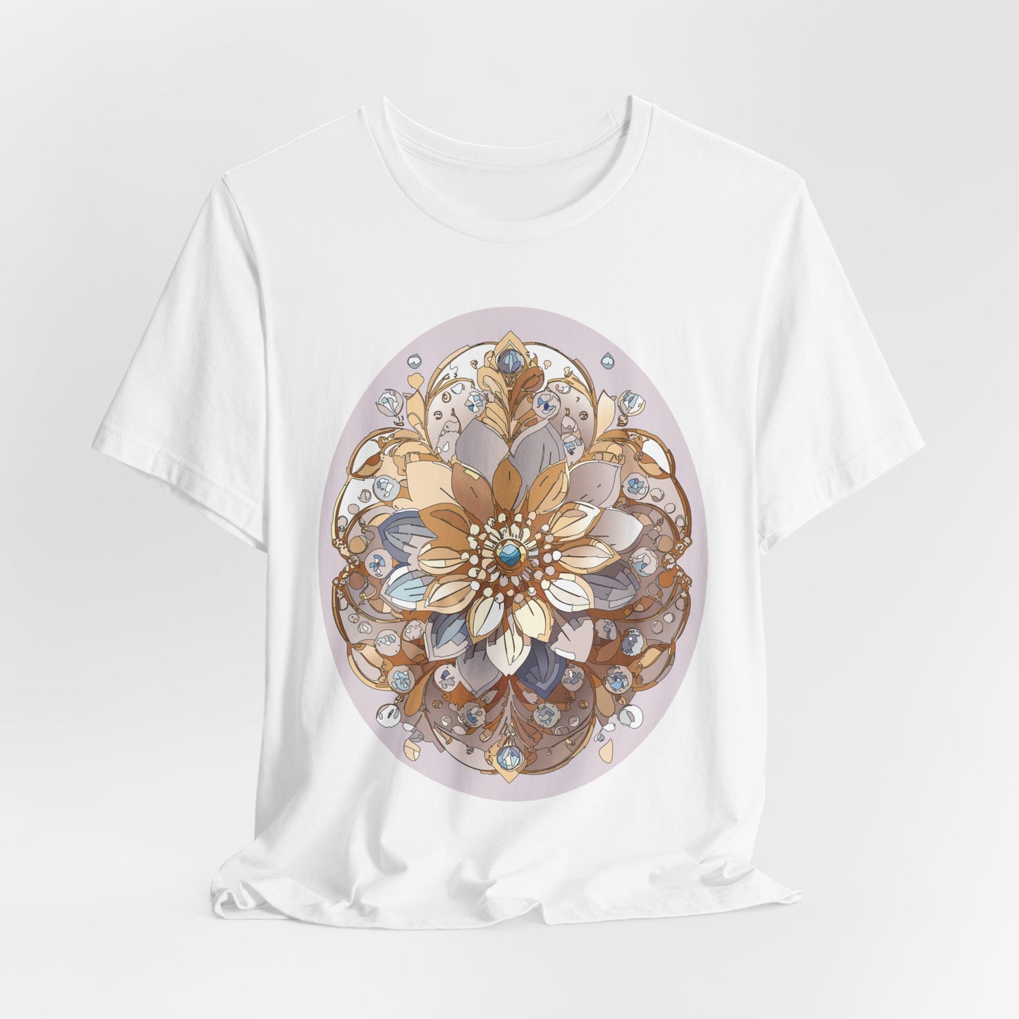Floral Shirt, Flower Shirt, Tee Shirt with Antique Flower