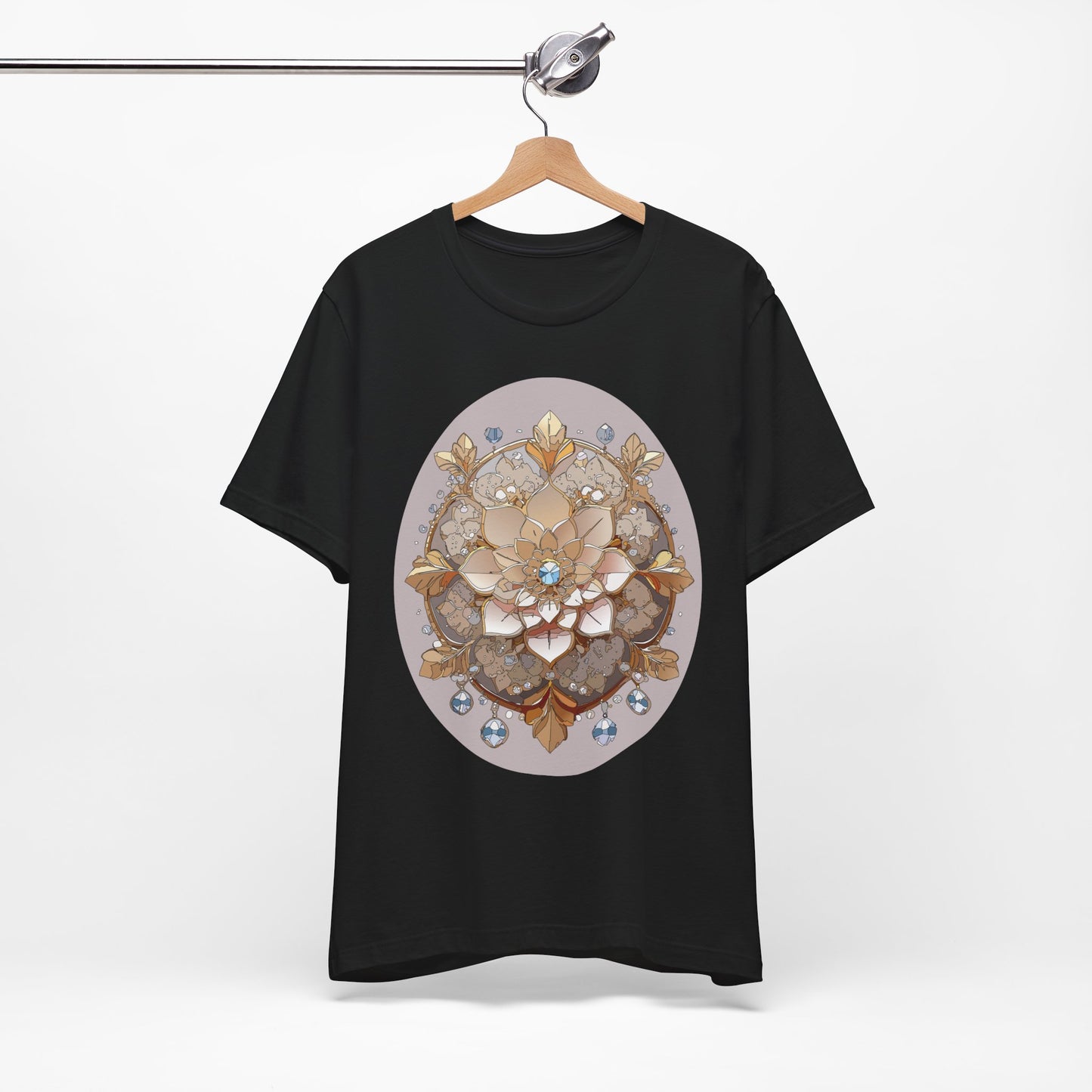 Floral Shirt, Flower Shirt, Tee Shirt with Antique Flower