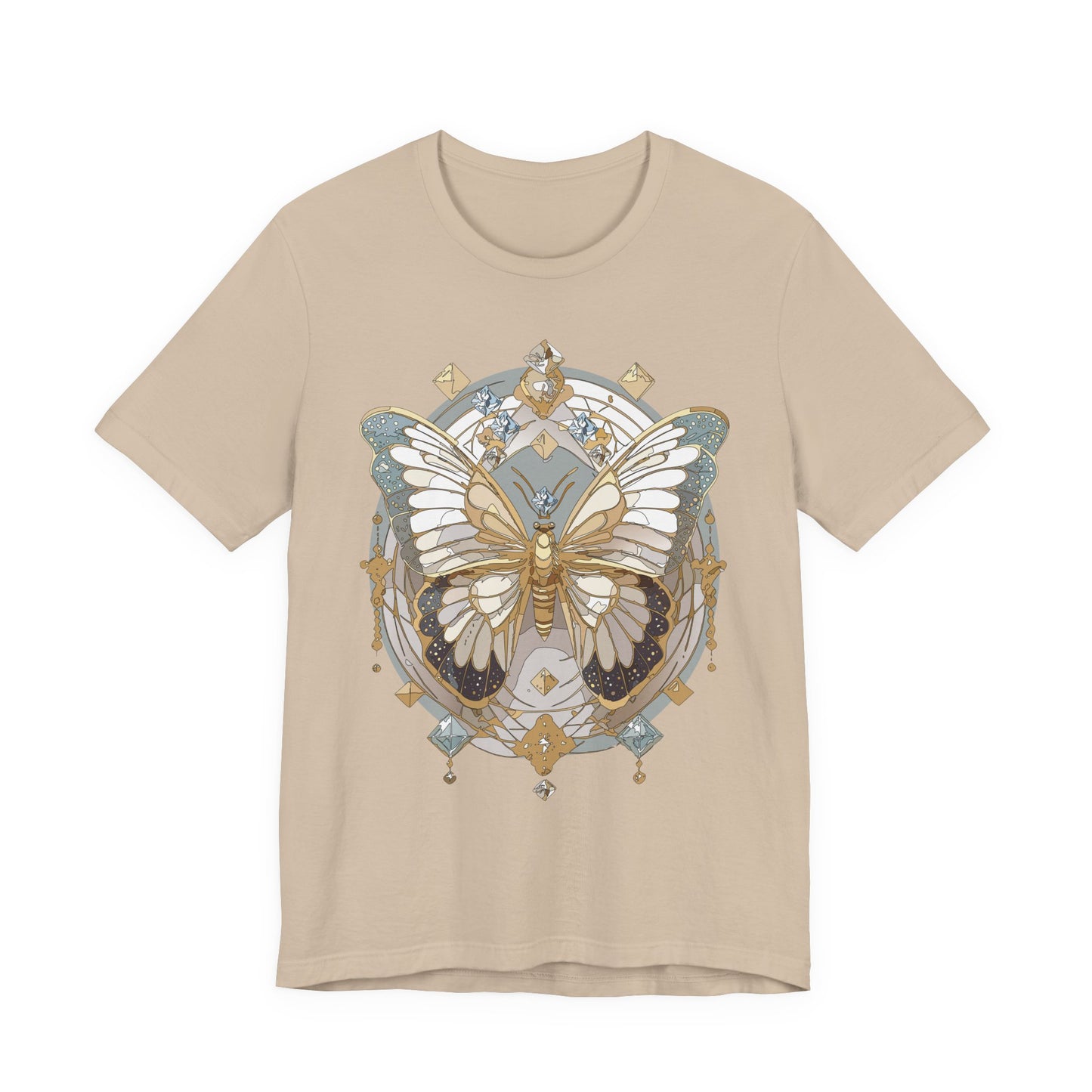 Butterfly Shirt, Shirt with Butterfly, Tee Shirt with Antique Butterfly