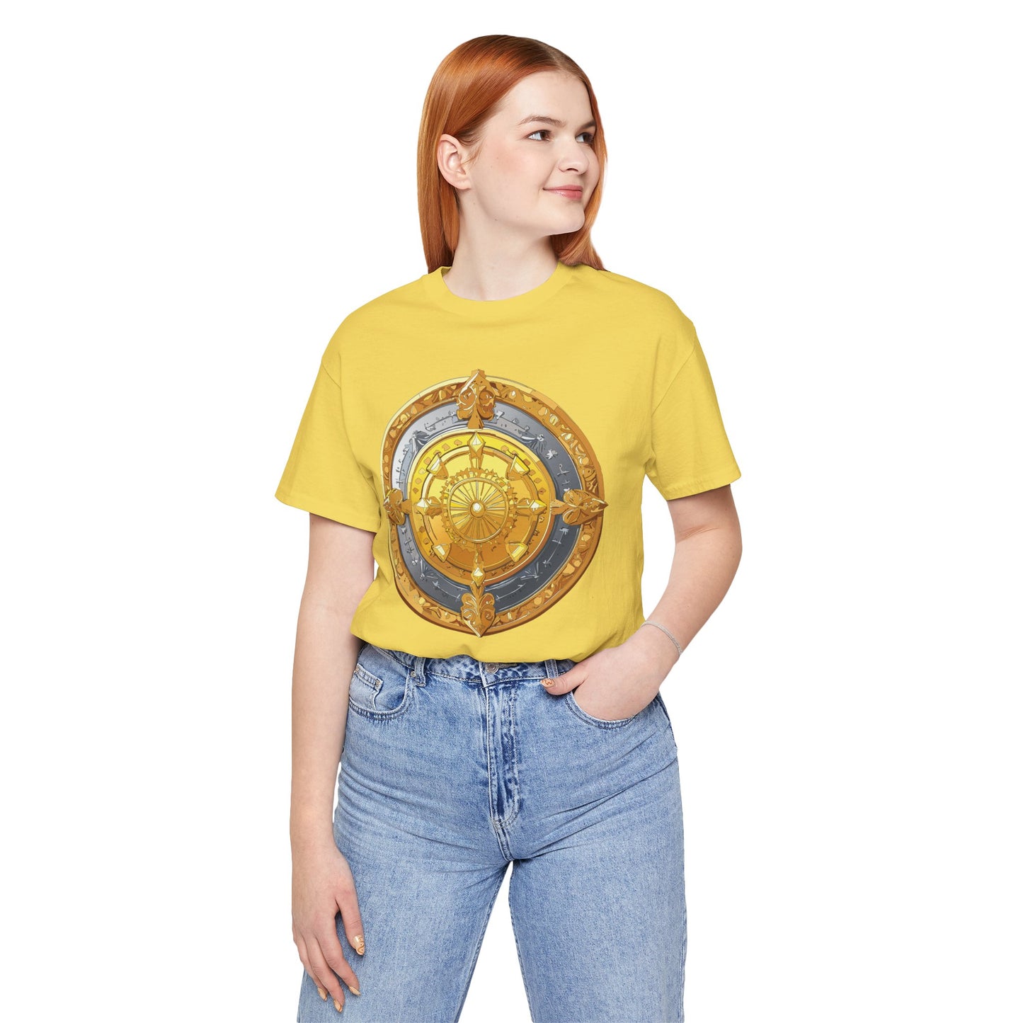Coin Shirt, Shirt with Coin, Tee Shirt with Gold Coin, Shirt with Antique Coin