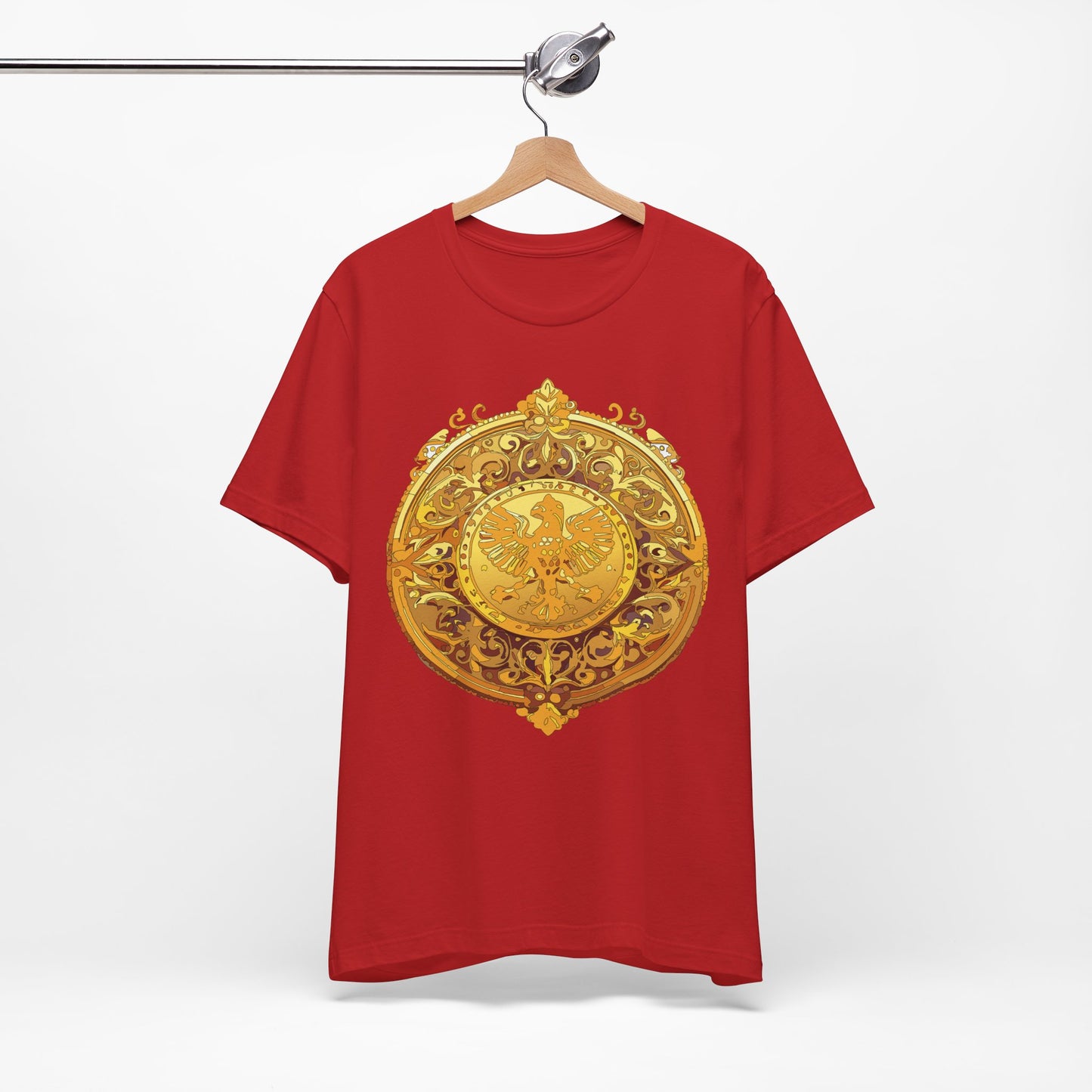 Coin Shirt, Shirt with Coin, Tee Shirt with Gold Coin, Shirt with Antique Coin