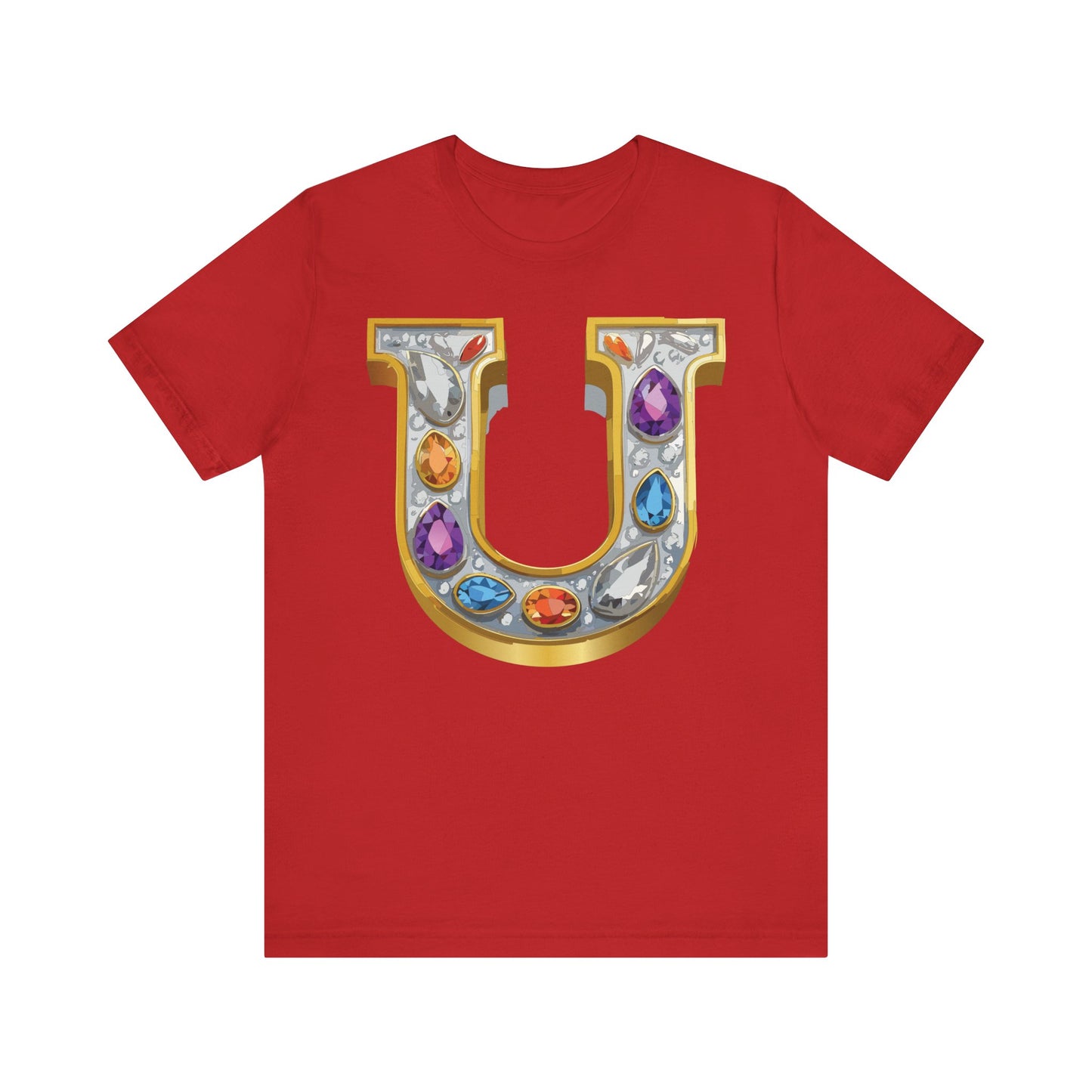 Letter Shirt, Shirt with Letters, Tee Shirt with Gold Letter, Shirt with Antique Letters