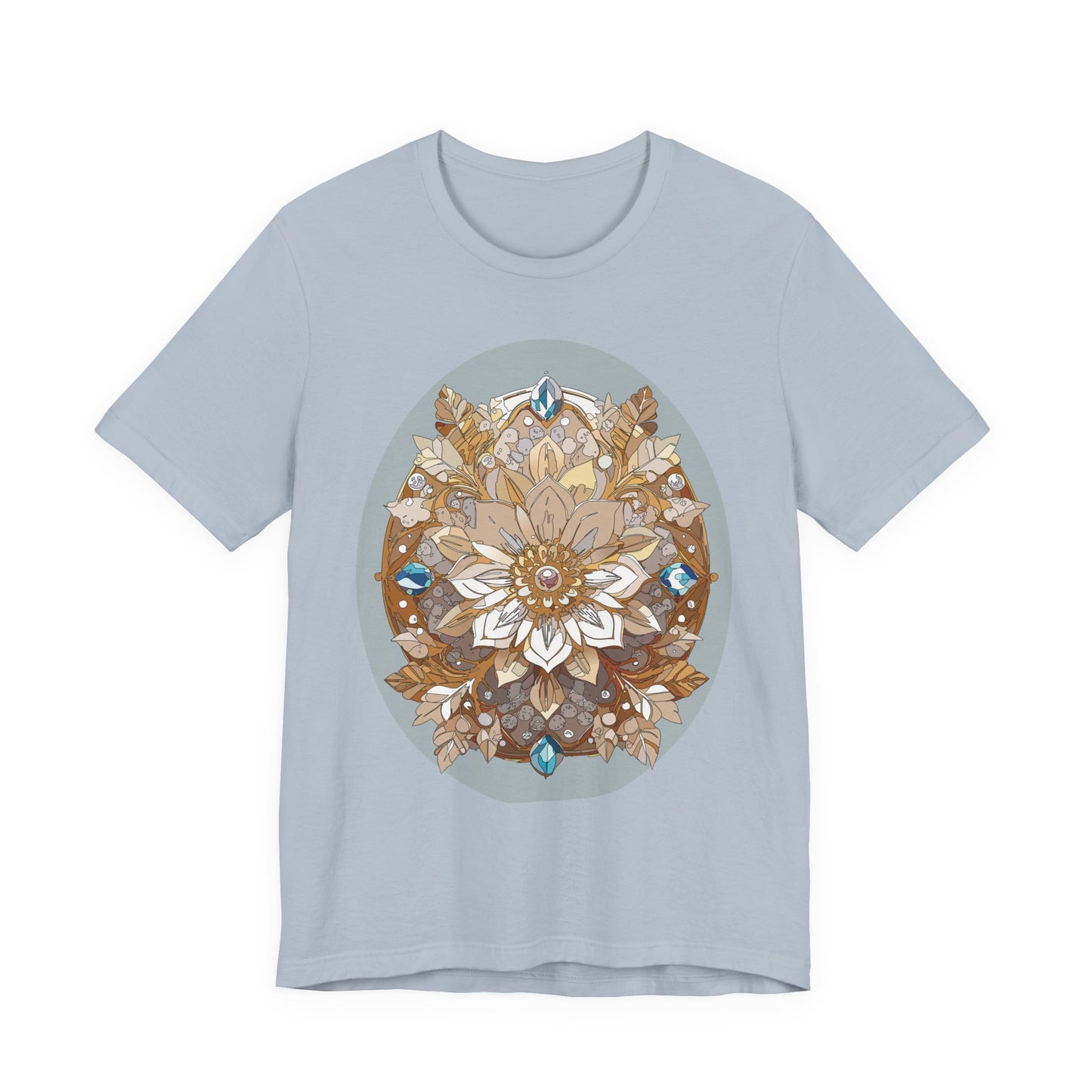 Floral Shirt, Flower Shirt, Tee Shirt with Antique Flower