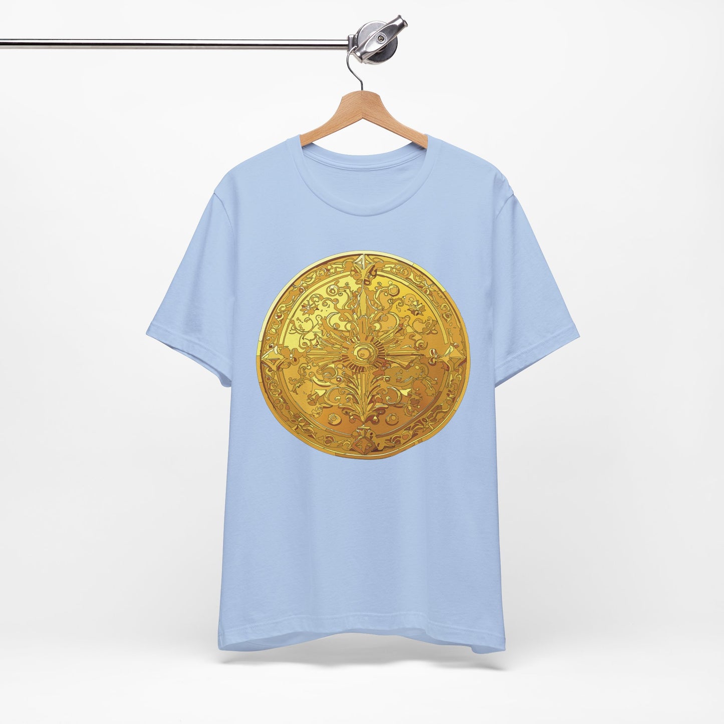 Coin Shirt, Shirt with Coin, Tee Shirt with Gold Coin, Shirt with Antique Coin