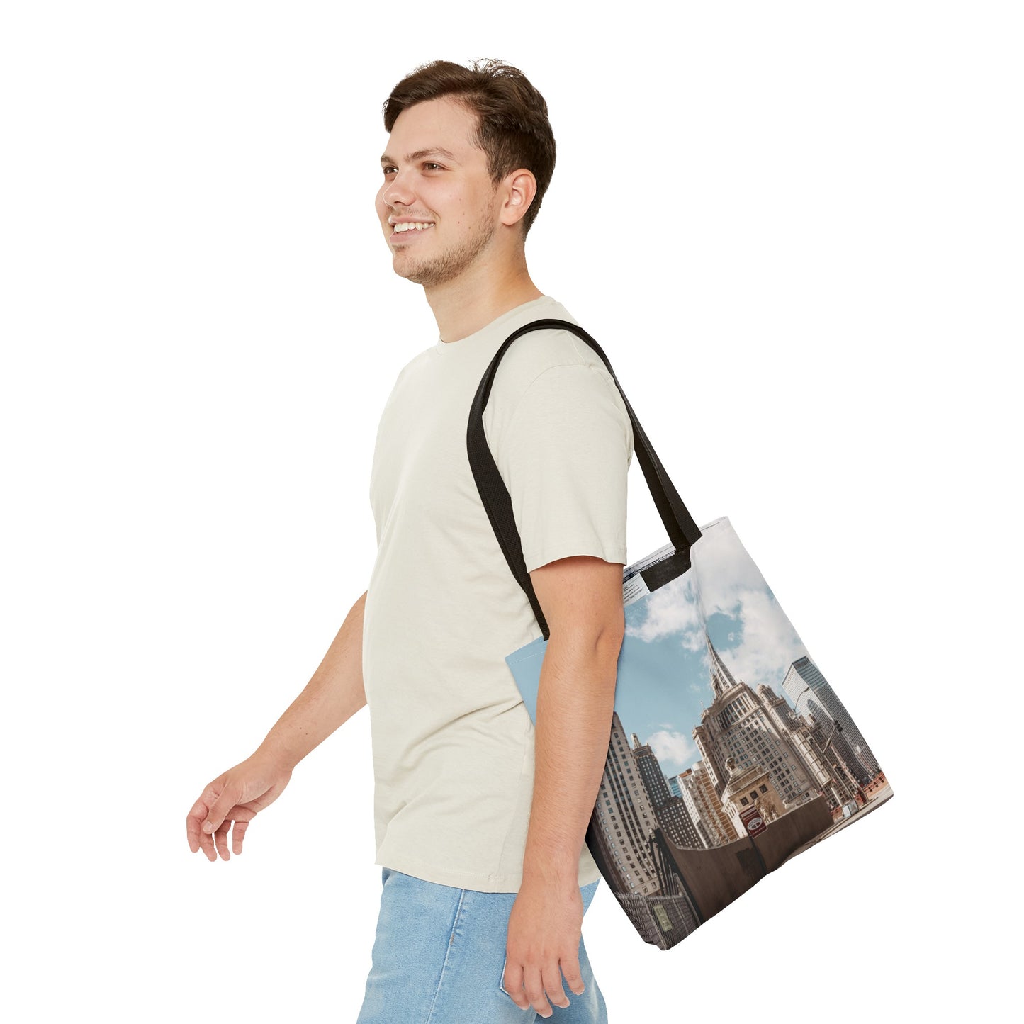 Canvas Bag with City Prints