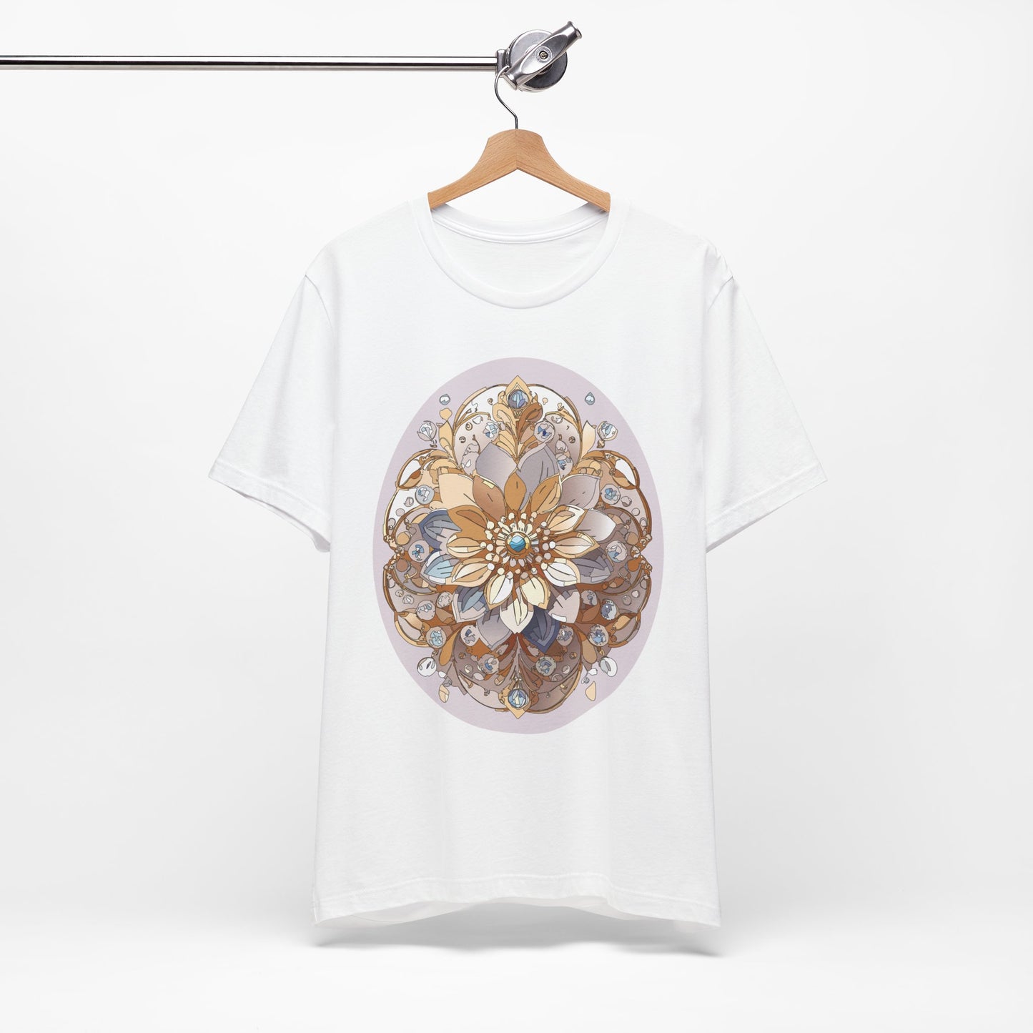 Floral Shirt, Flower Shirt, Tee Shirt with Antique Flower