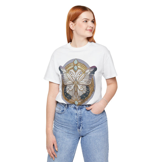 Butterfly Shirt, Shirt with Butterfly, Tee Shirt with Antique Butterfly