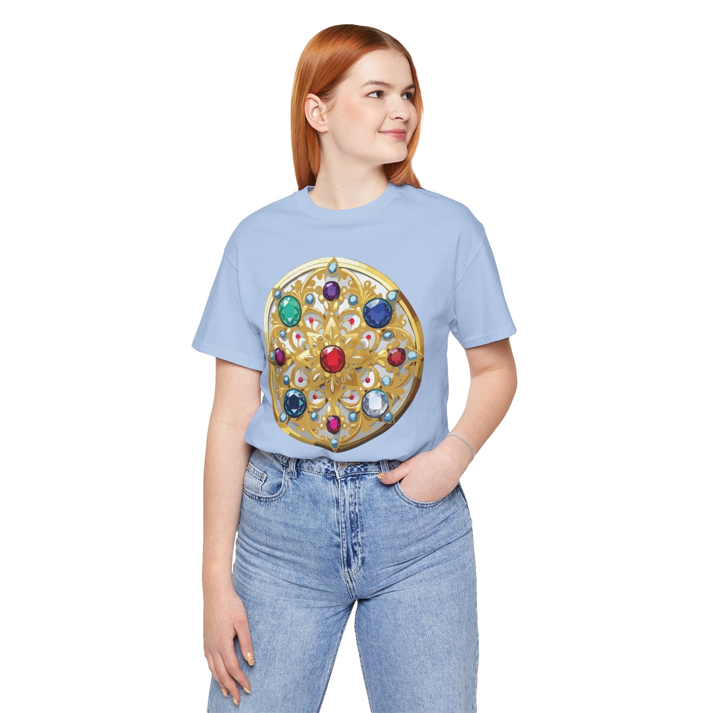 Medallion Shirt, Shirt with Medallion, Tee Shirt with Medal