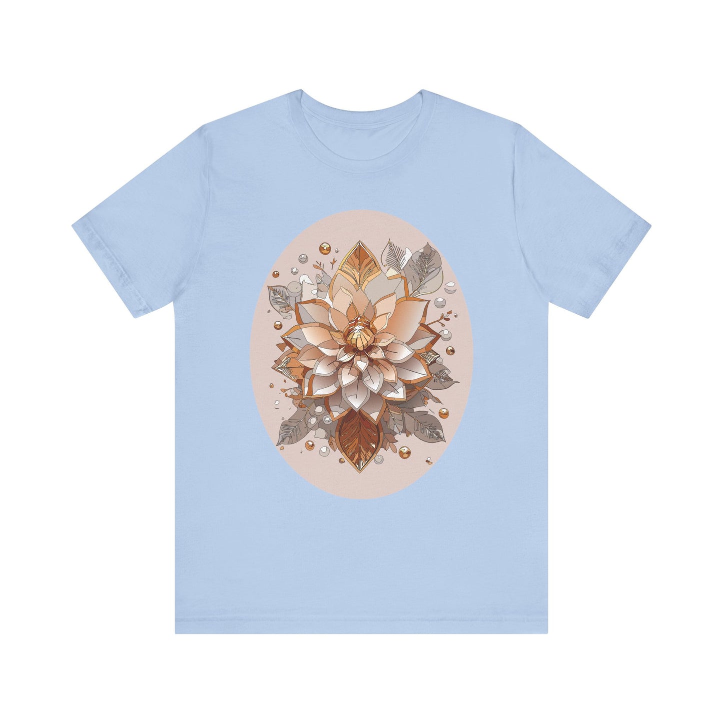 Floral Shirt, Flower Shirt, Tee Shirt with Antique Flower