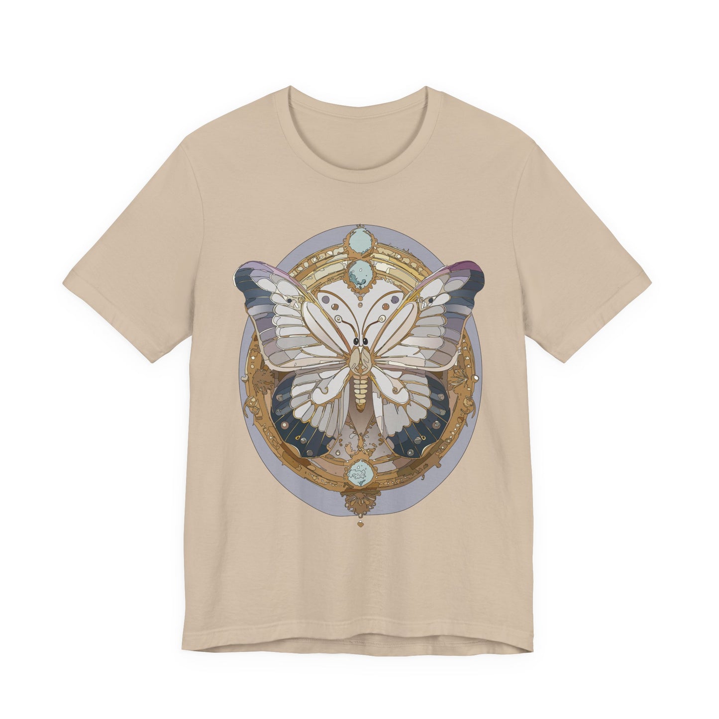 Butterfly Shirt, Shirt with Butterfly, Tee Shirt with Antique Butterfly