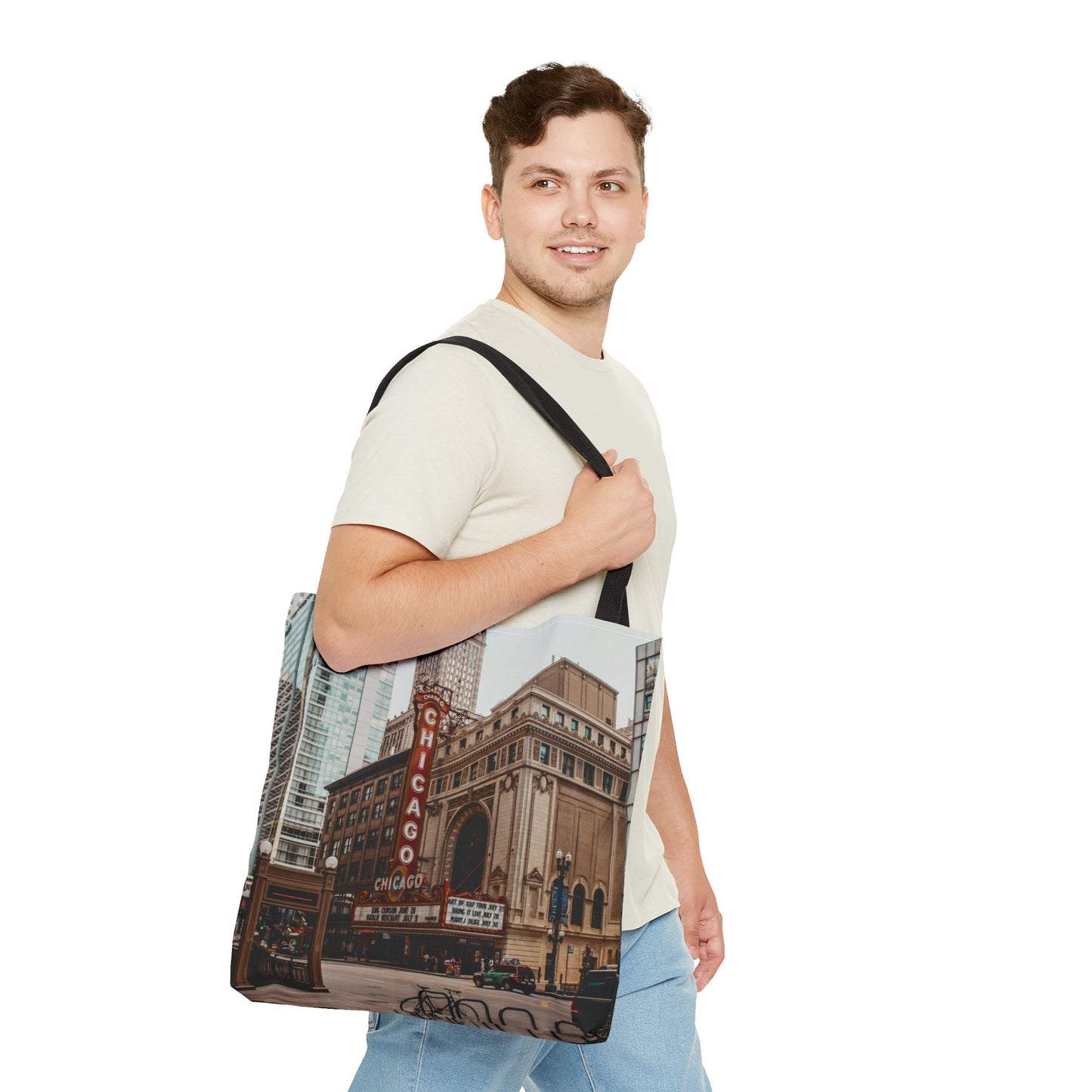 Canvas Bag with City Prints