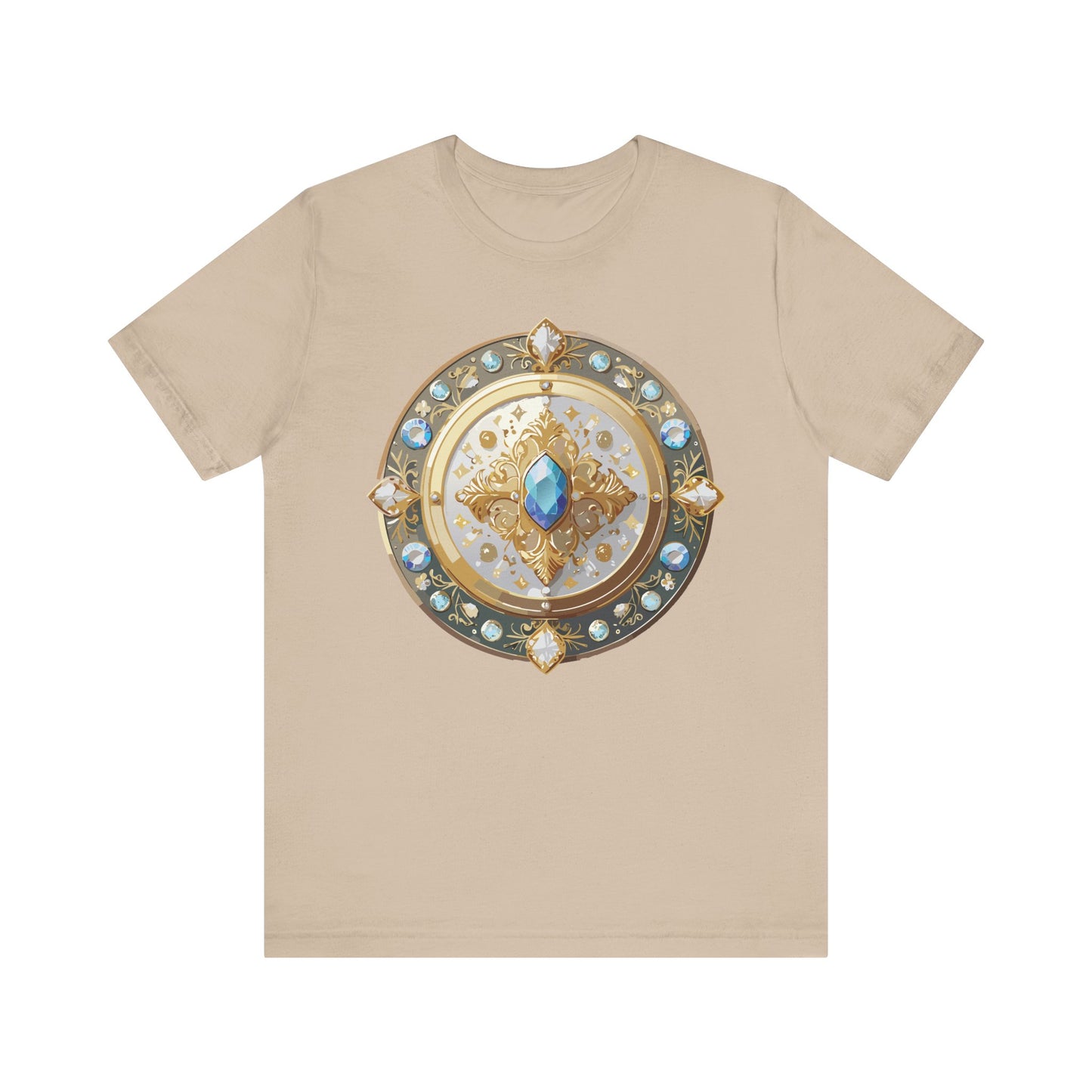 Medallion Shirt, Shirt with Medallion, Tee Shirt with Medal