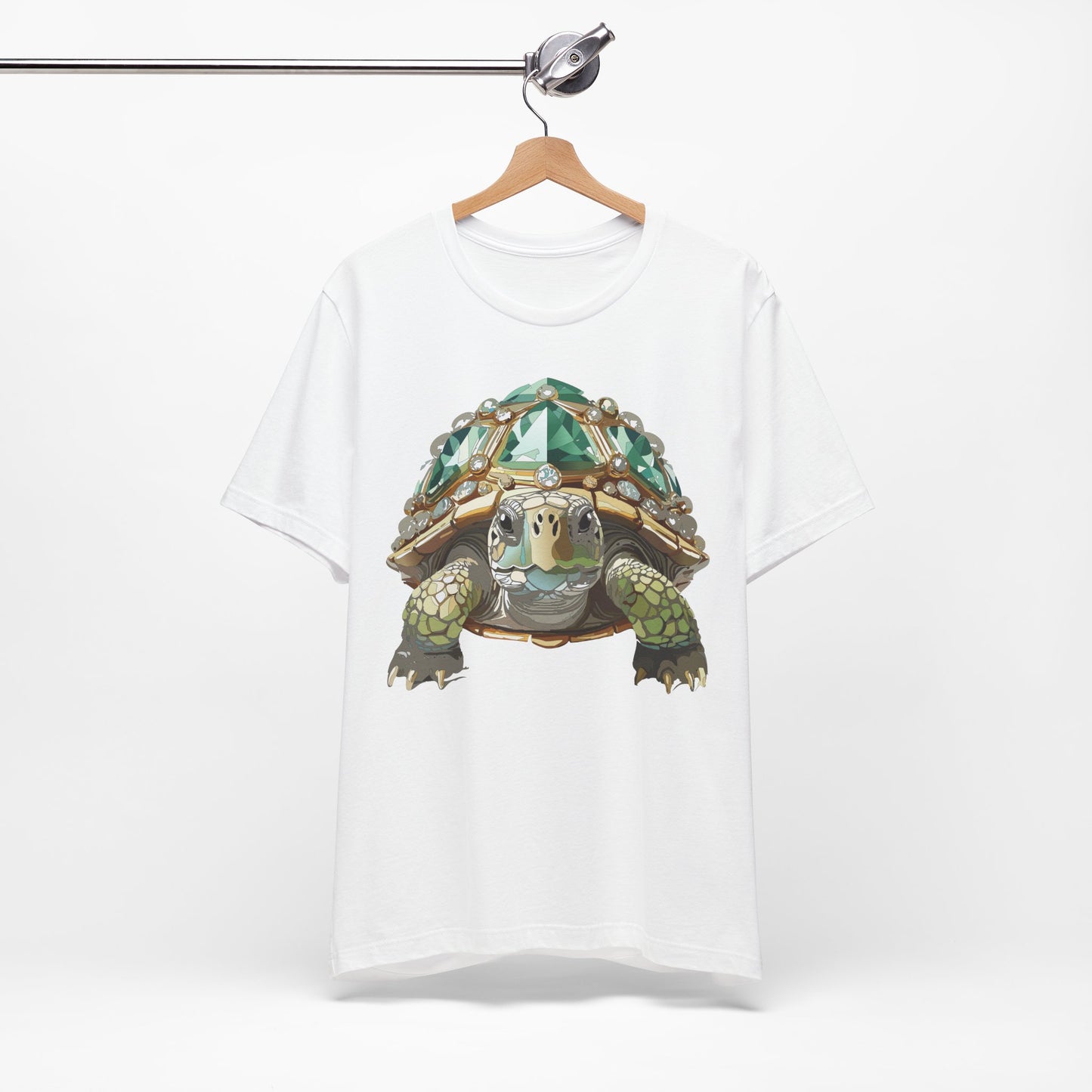Animal Shirt, Shirt with Animal, Tee Shirt with Gold Animal Medal, Shirt with Antique Animal Medallion
