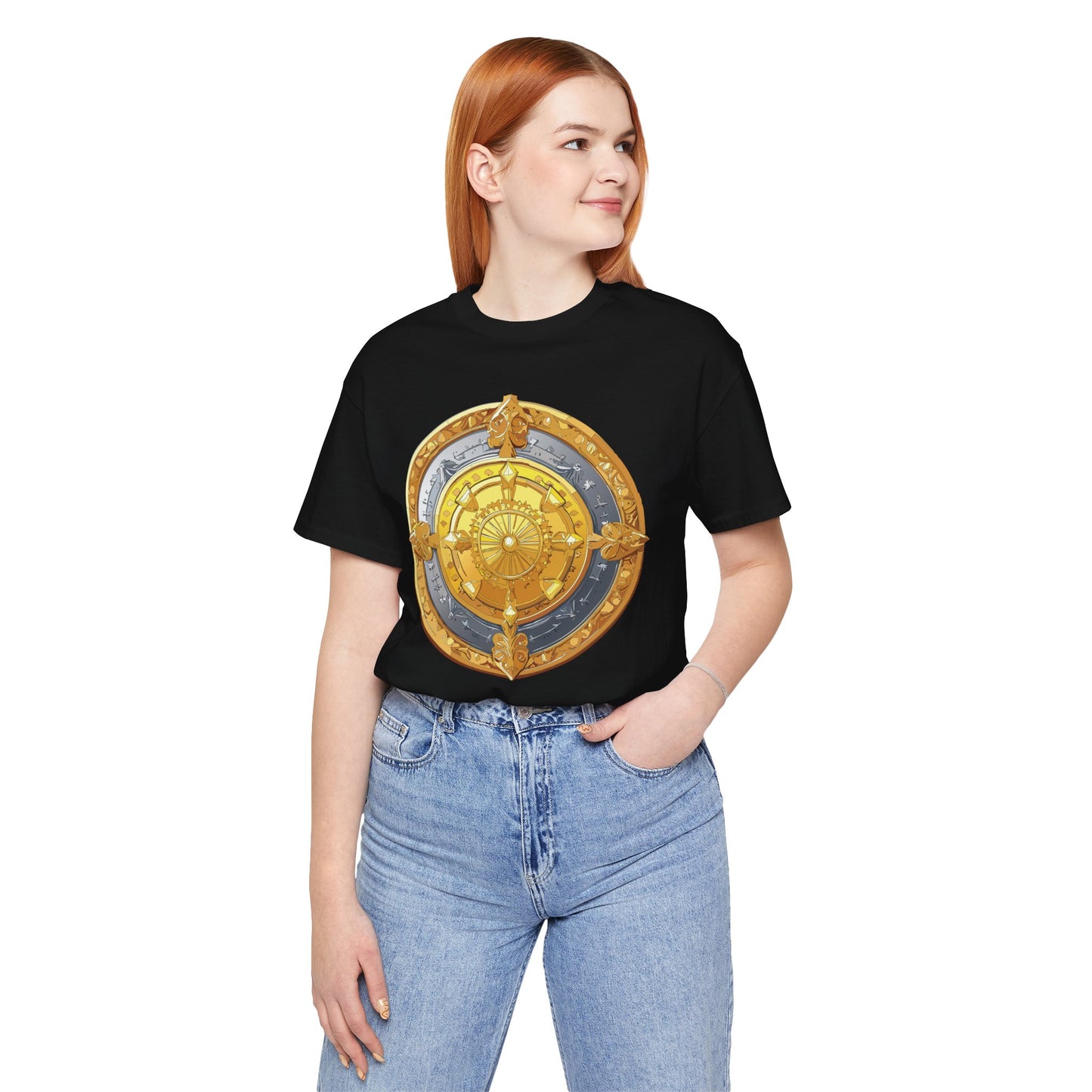 Coin Shirt, Shirt with Coin, Tee Shirt with Gold Coin, Shirt with Antique Coin