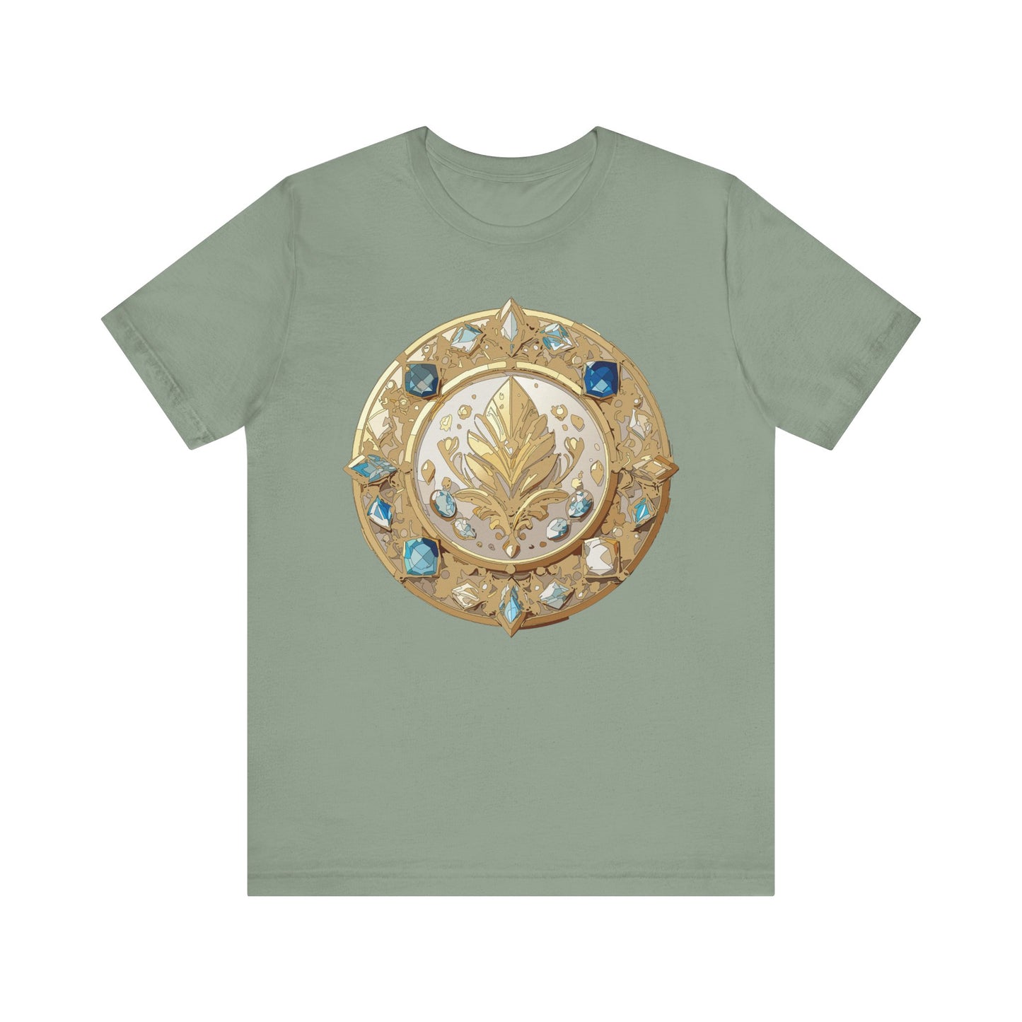 Medallion Shirt, Shirt with Medallion, Tee Shirt with Medal