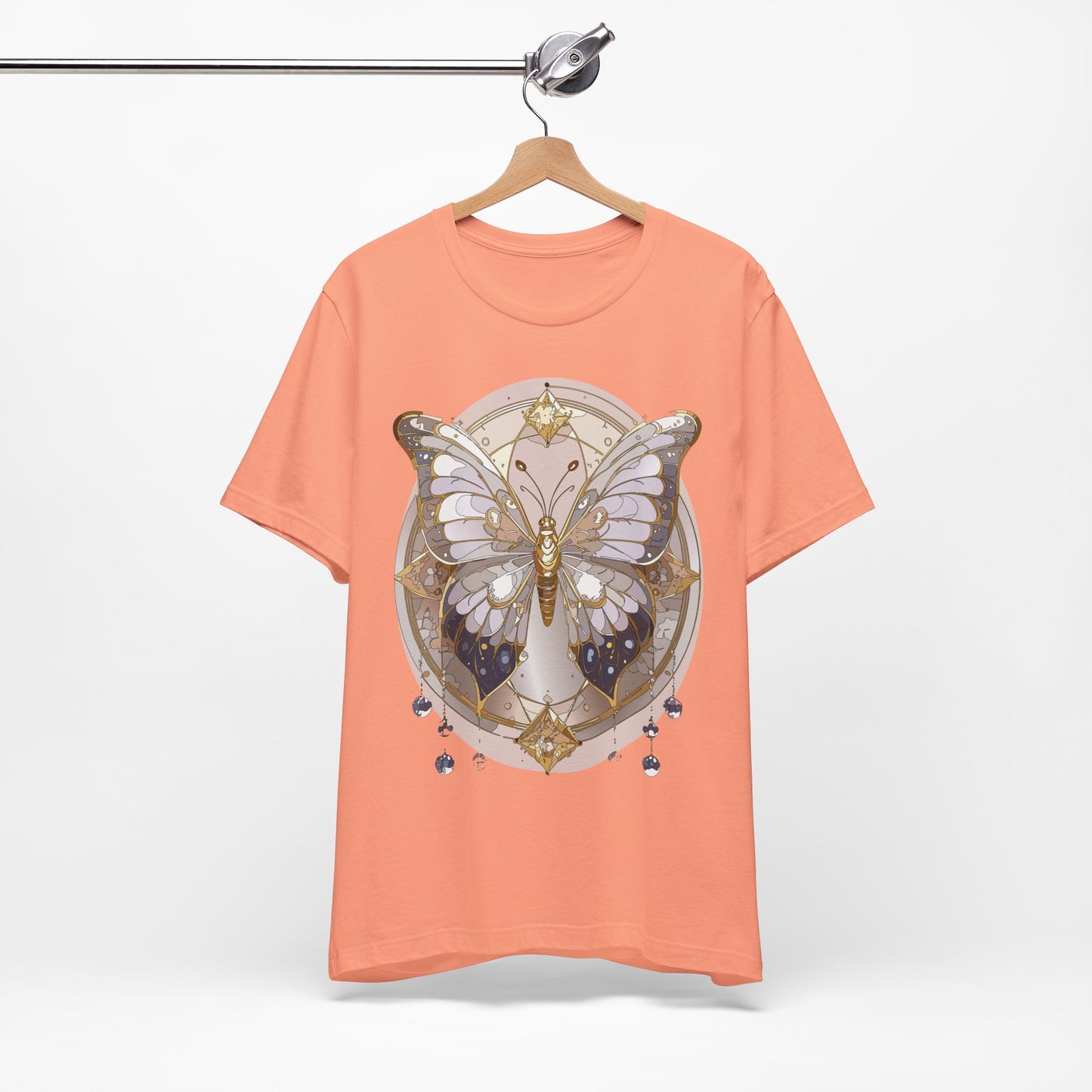 Butterfly Shirt, Shirt with Butterfly, Tee Shirt with Antique Butterfly