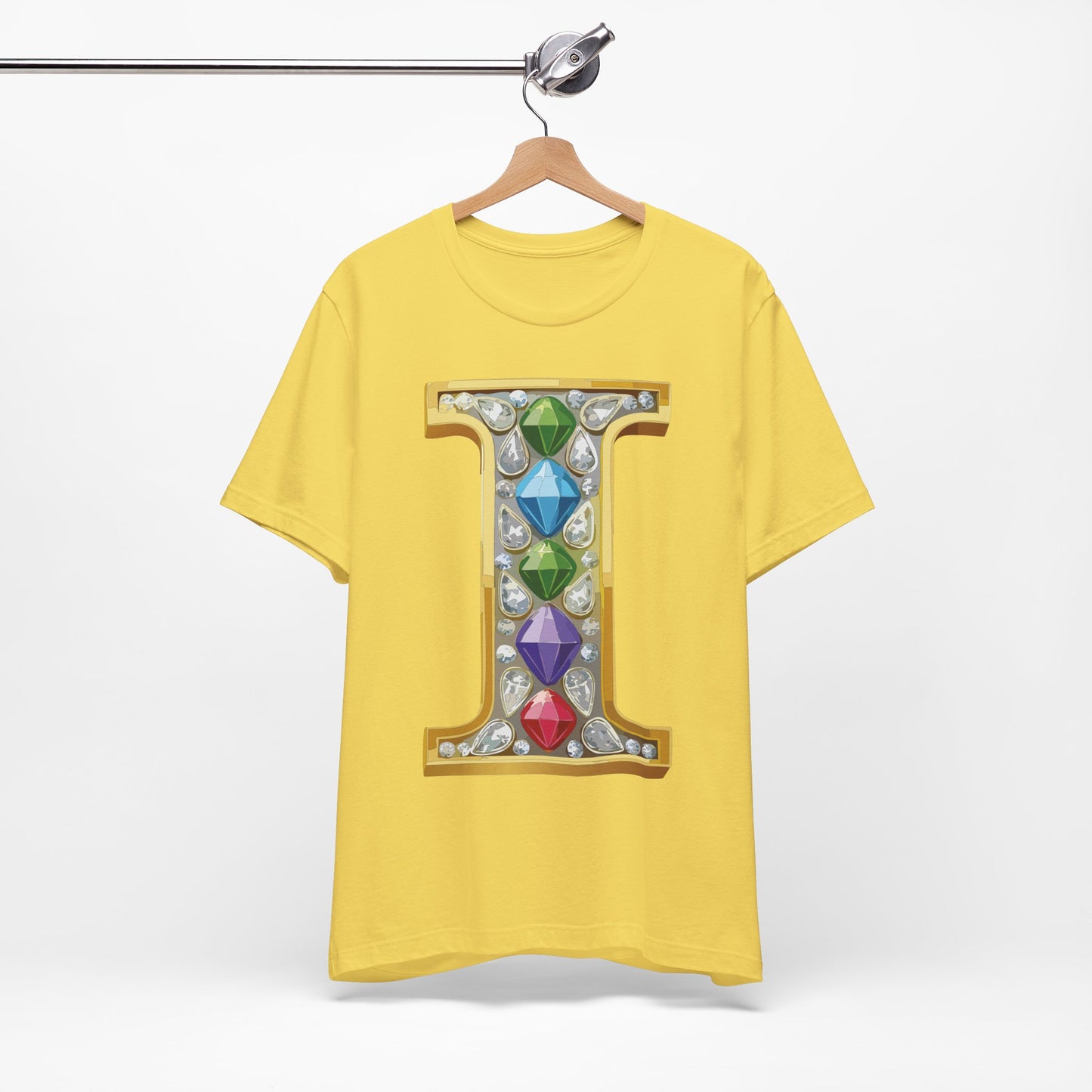 Letter Shirt, Shirt with Letters, Tee Shirt with Gold Letter, Shirt with Antique Letters