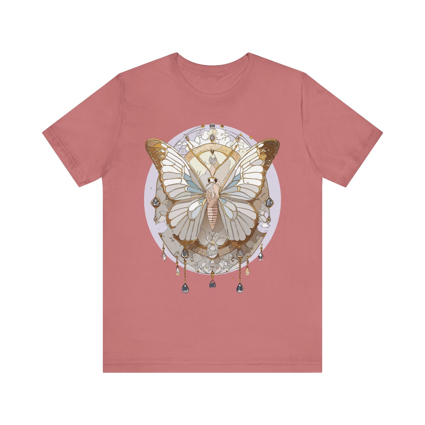 Butterfly Shirt, Shirt with Butterfly, Tee Shirt with Antique Butterfly