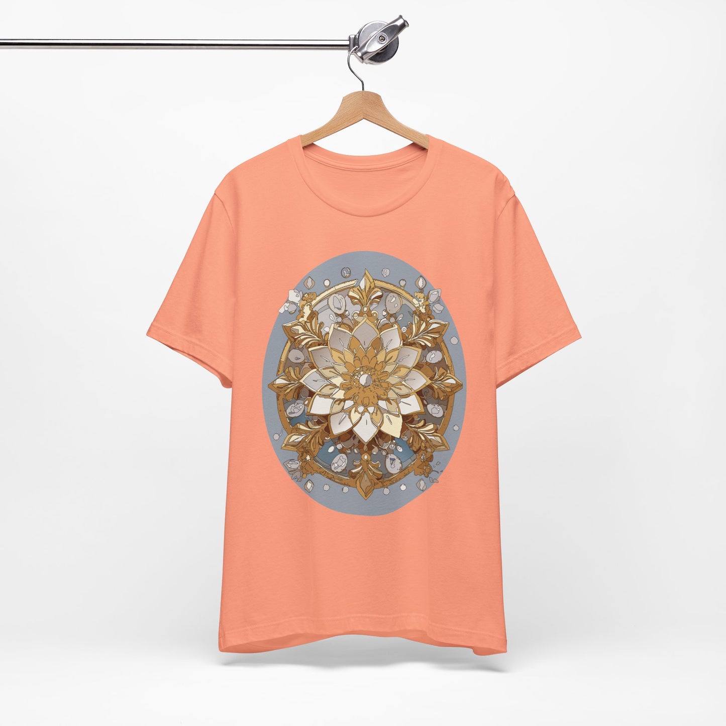 Floral Shirt, Flower Shirt, Tee Shirt with Antique Flower