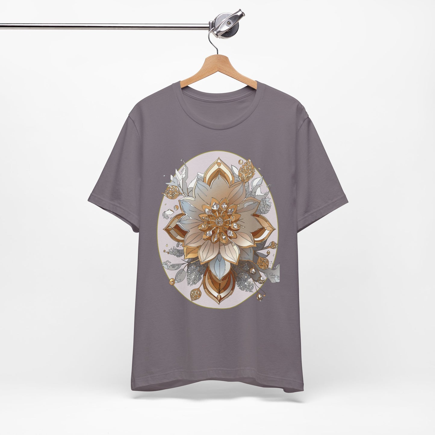 Floral Shirt, Flower Shirt, Tee Shirt with Antique Flower