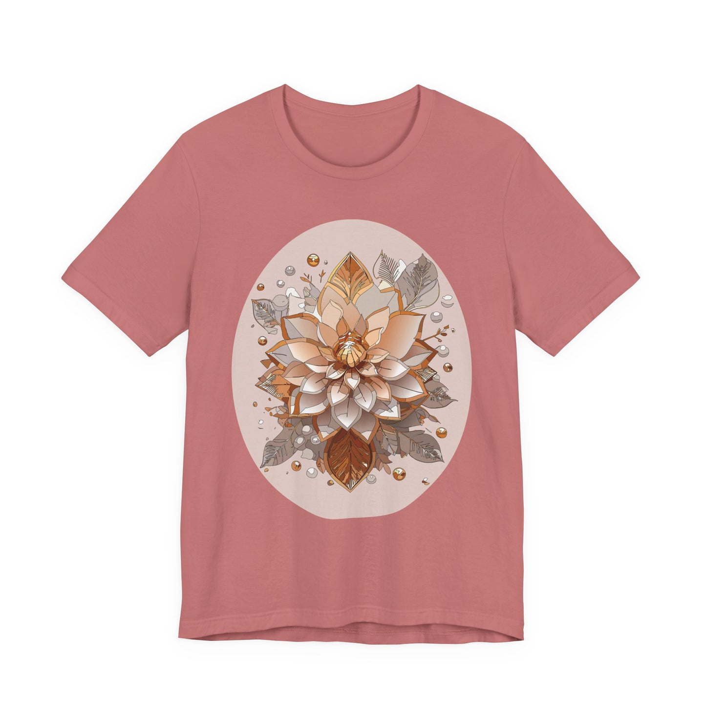 Floral Shirt, Flower Shirt, Tee Shirt with Antique Flower