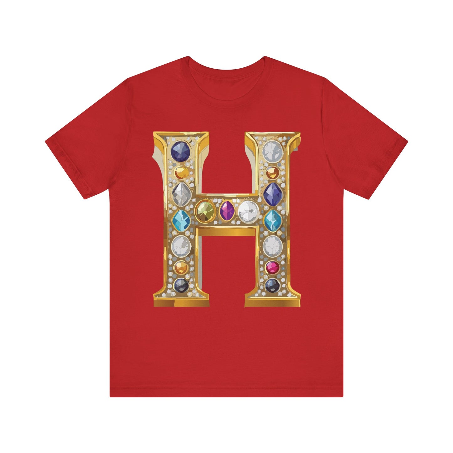 Letter Shirt, Shirt with Letters, Tee Shirt with Gold Letter, Shirt with Antique Letters