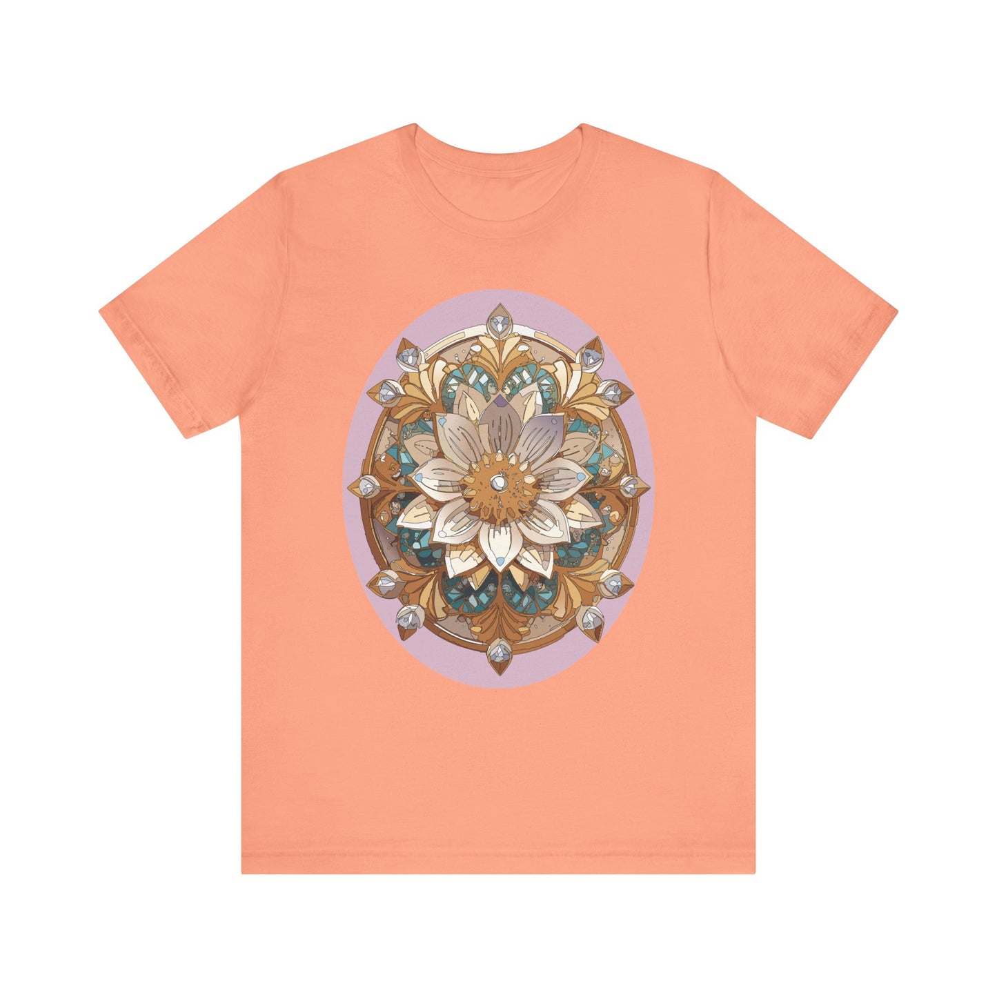 Floral Shirt, Flower Shirt, Tee Shirt with Antique Flower