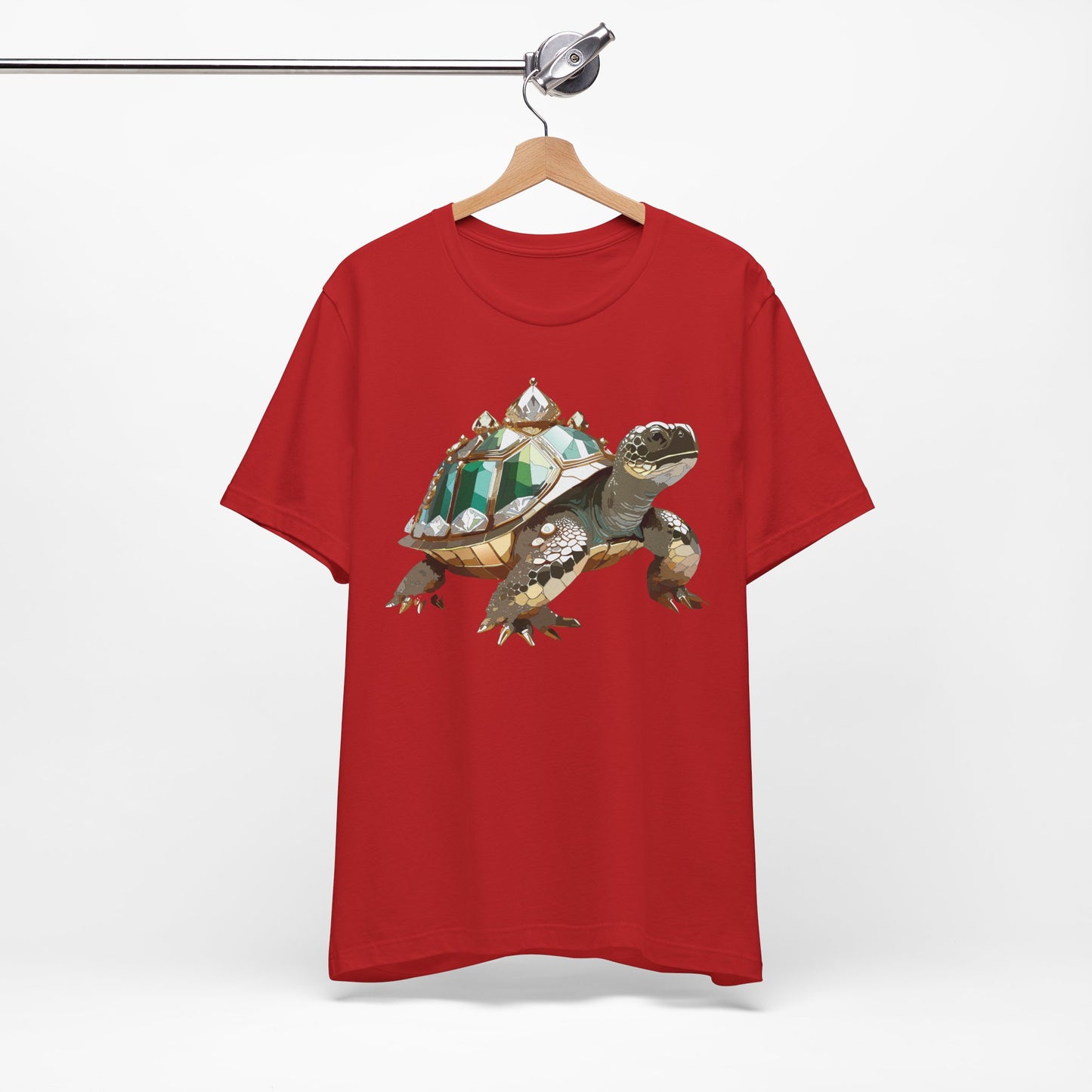 Animal Shirt, Shirt with Animal, Tee Shirt with Gold Animal Medal, Shirt with Antique Animal Medallion
