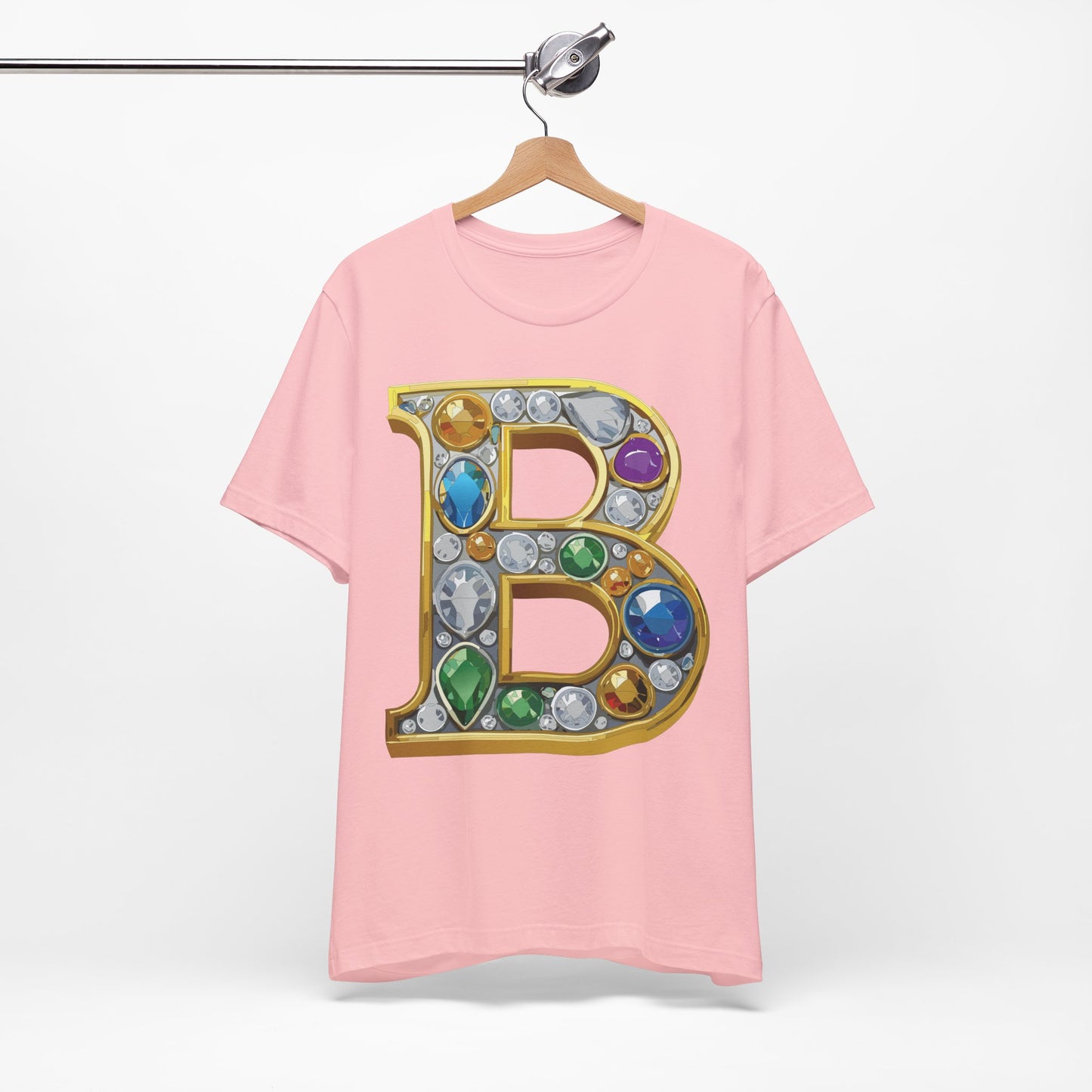 Letter Shirt, Shirt with Letters, Tee Shirt with Gold Letter, Shirt with Antique Letters