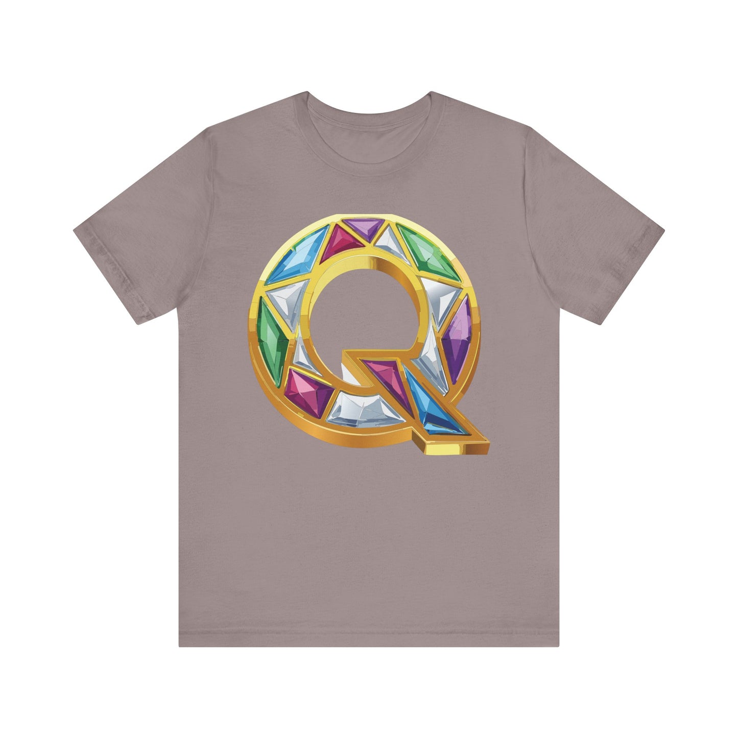 Letter Shirt, Shirt with Letters, Tee Shirt with Gold Letter, Shirt with Antique Letters