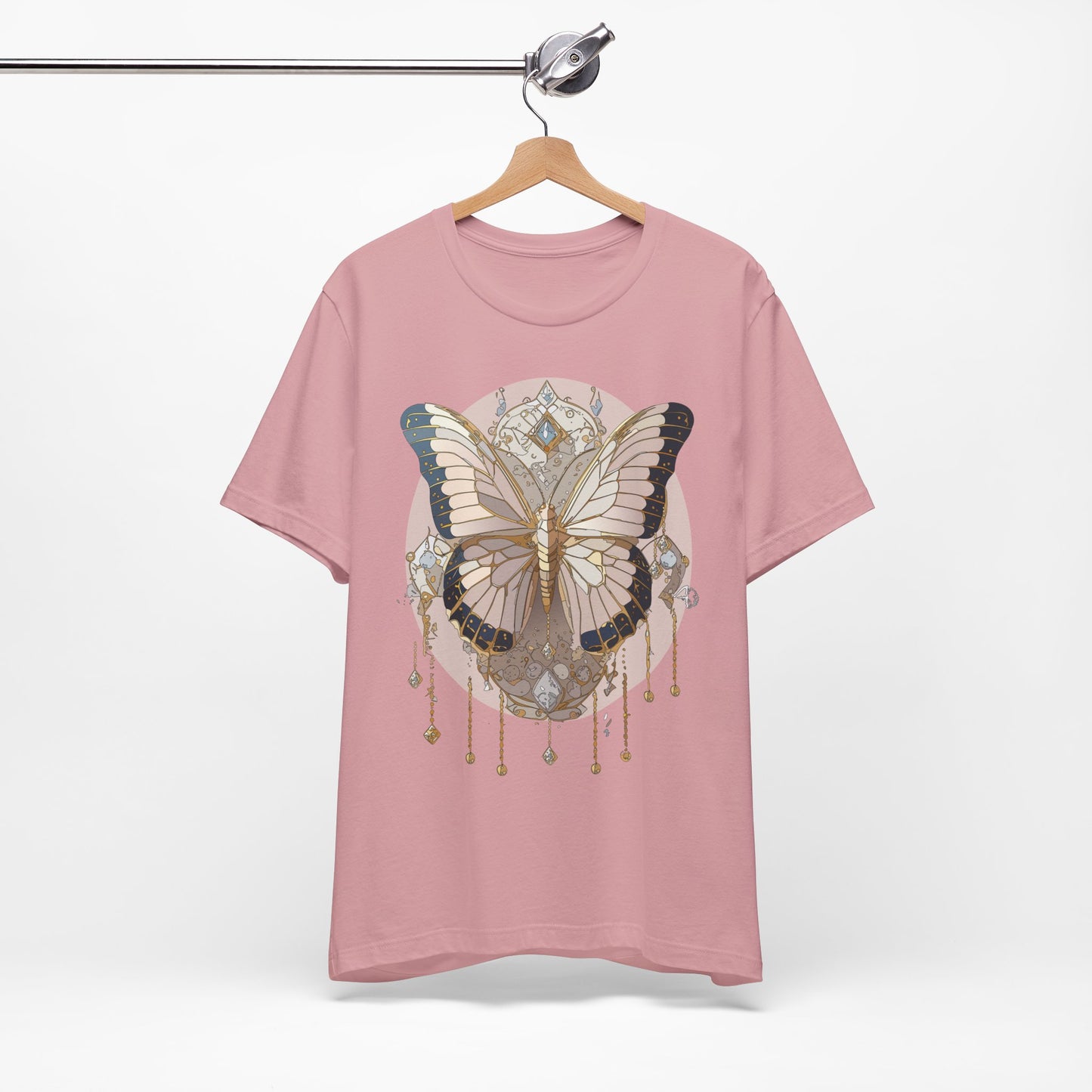 Butterfly Shirt, Shirt with Butterfly, Tee Shirt with Antique Butterfly