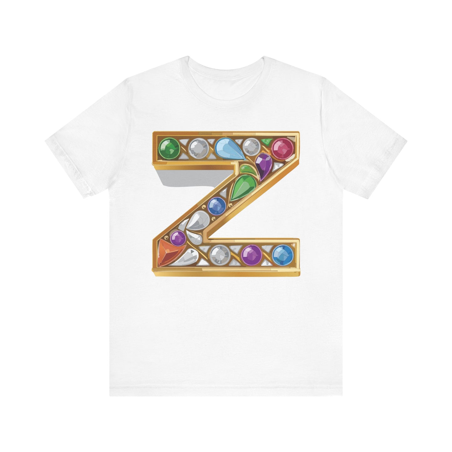 Letter Shirt, Shirt with Letters, Tee Shirt with Gold Letter, Shirt with Antique Letters