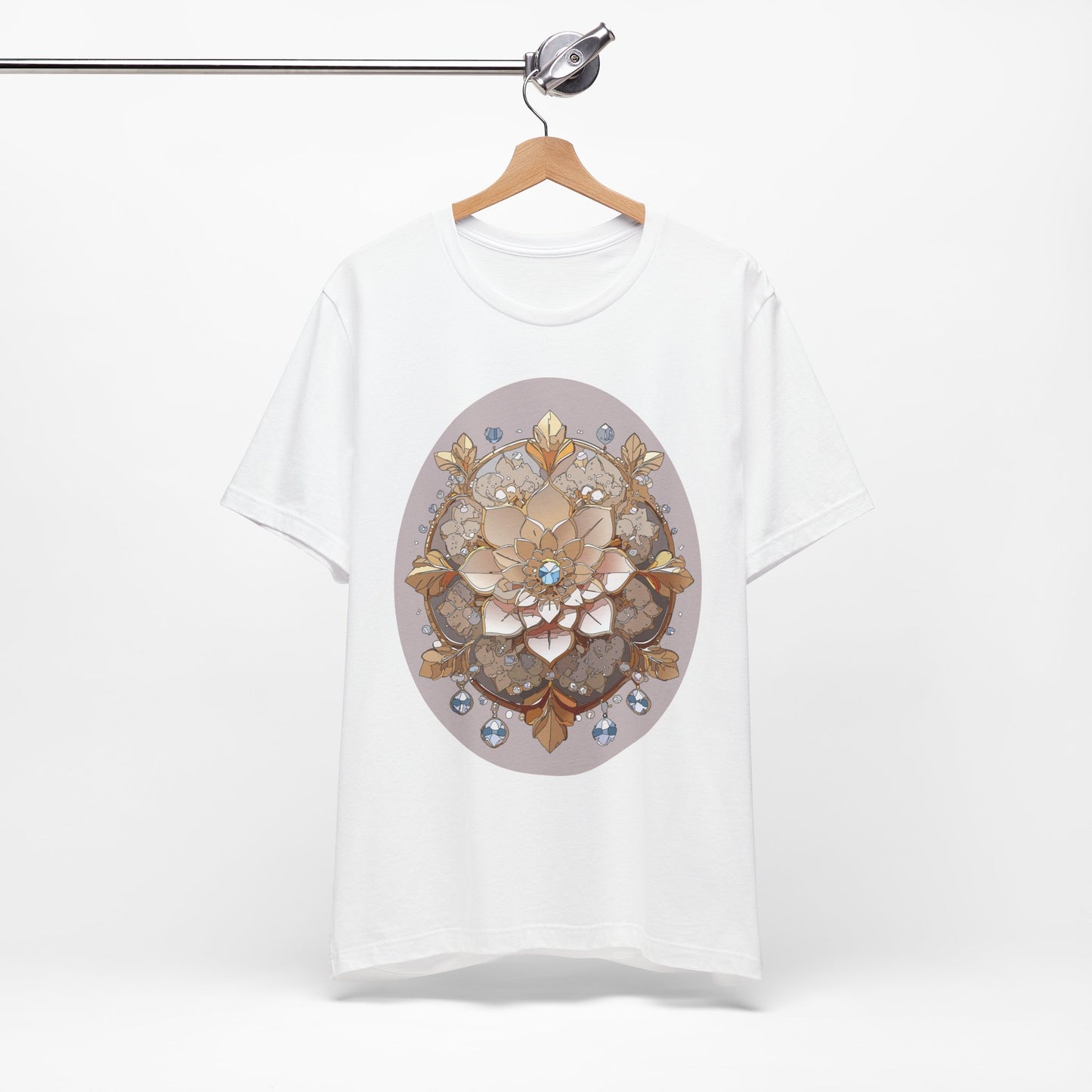 Floral Shirt, Flower Shirt, Tee Shirt with Antique Flower