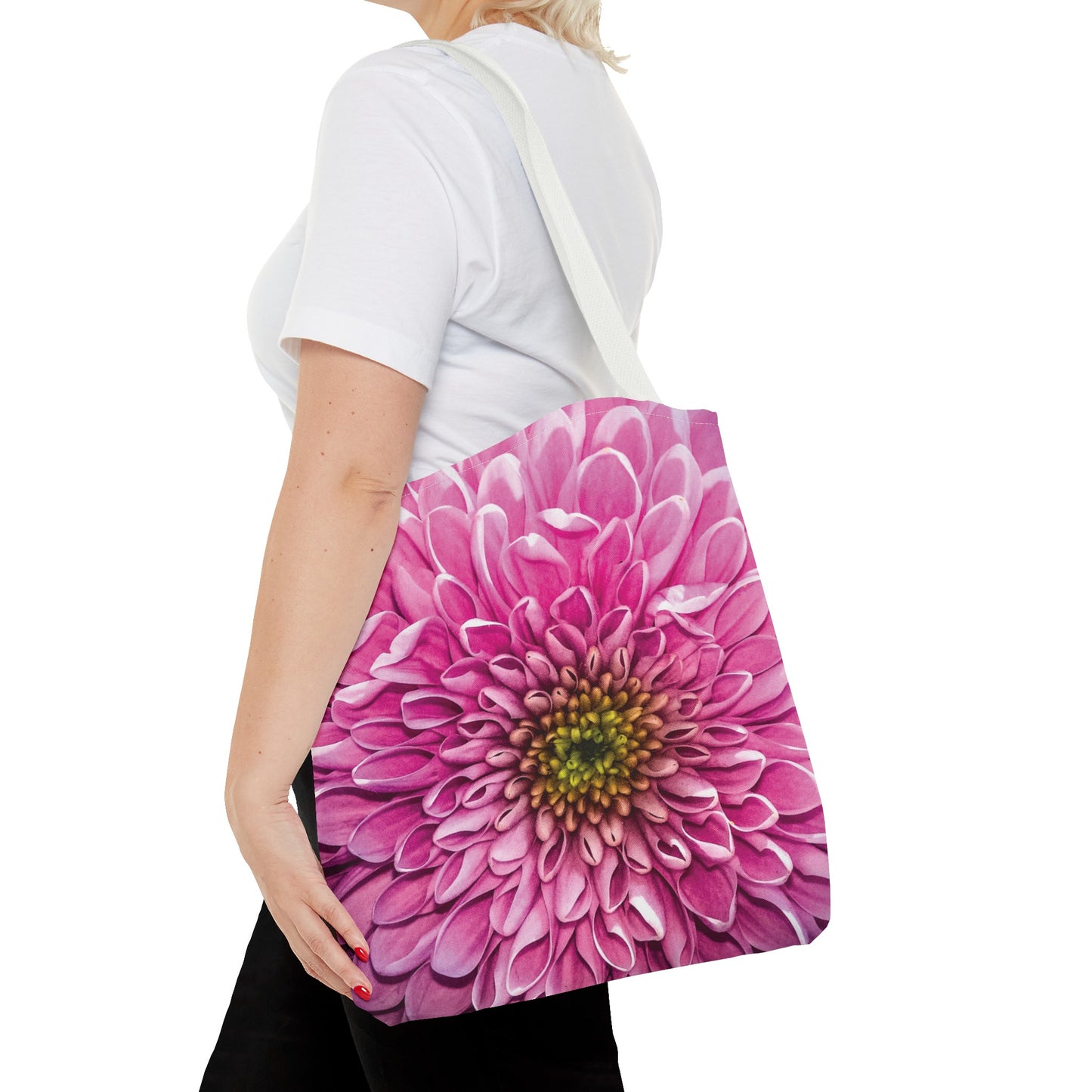 Canvas Bag with Floral Prints