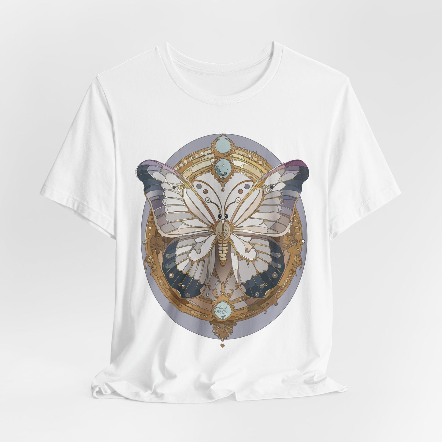 Butterfly Shirt, Shirt with Butterfly, Tee Shirt with Antique Butterfly