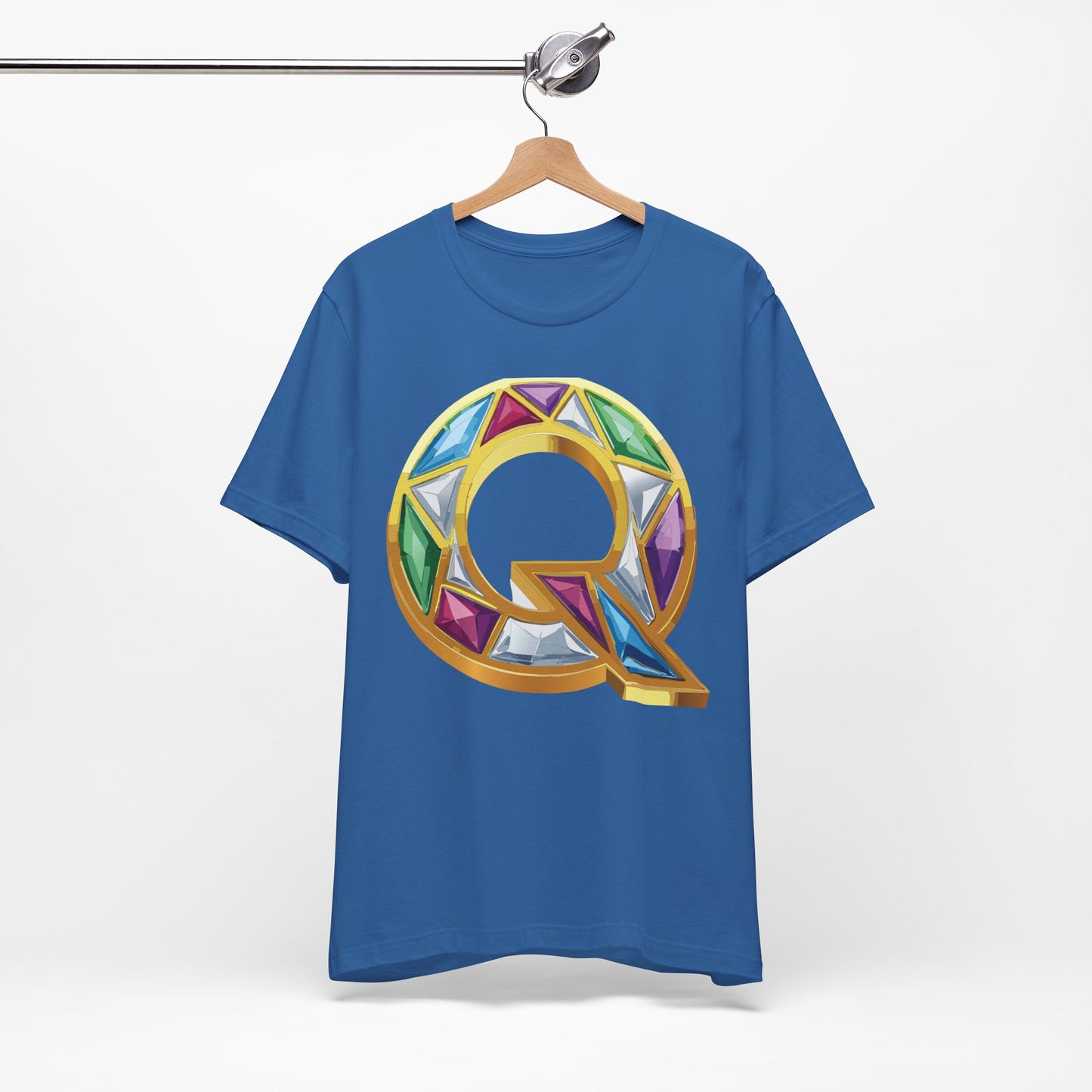 Letter Shirt, Shirt with Letters, Tee Shirt with Gold Letter, Shirt with Antique Letters