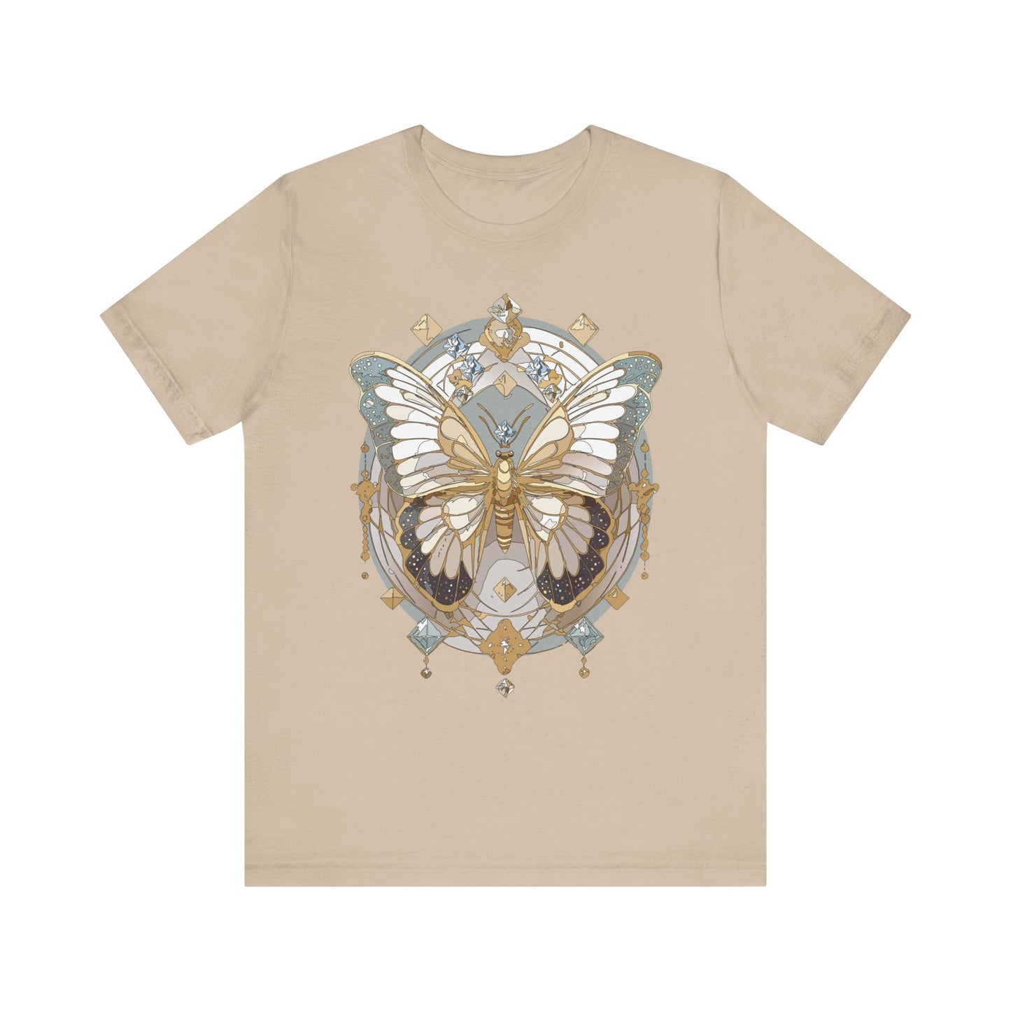 Butterfly Shirt, Shirt with Butterfly, Tee Shirt with Antique Butterfly