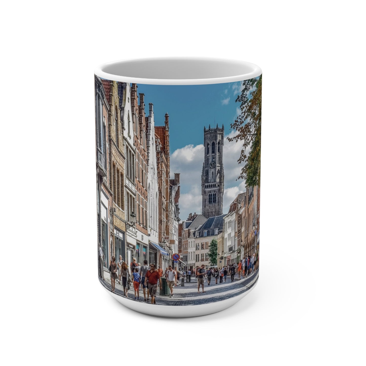 Coffee & Tea Mug with City prints, 15oz