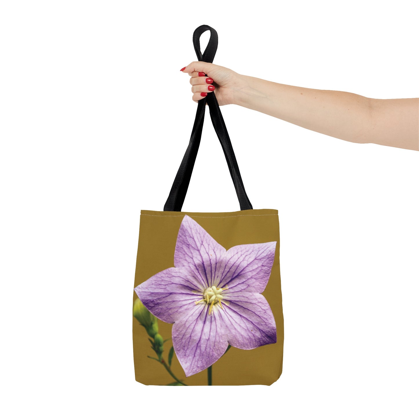 Canvas Bag with Floral Prints