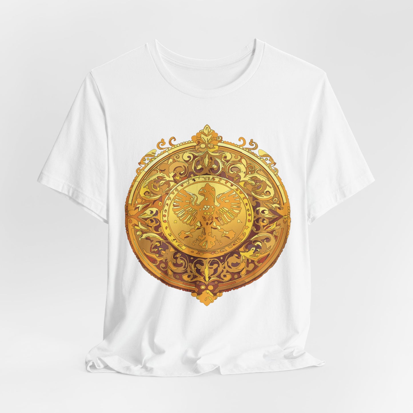 Coin Shirt, Shirt with Coin, Tee Shirt with Gold Coin, Shirt with Antique Coin