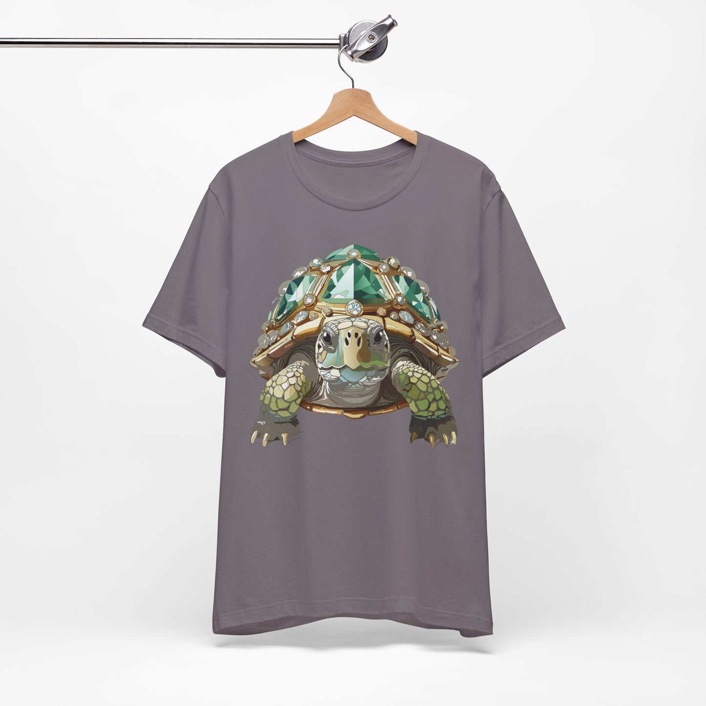 Animal Shirt, Shirt with Animal, Tee Shirt with Gold Animal Medal, Shirt with Antique Animal Medallion