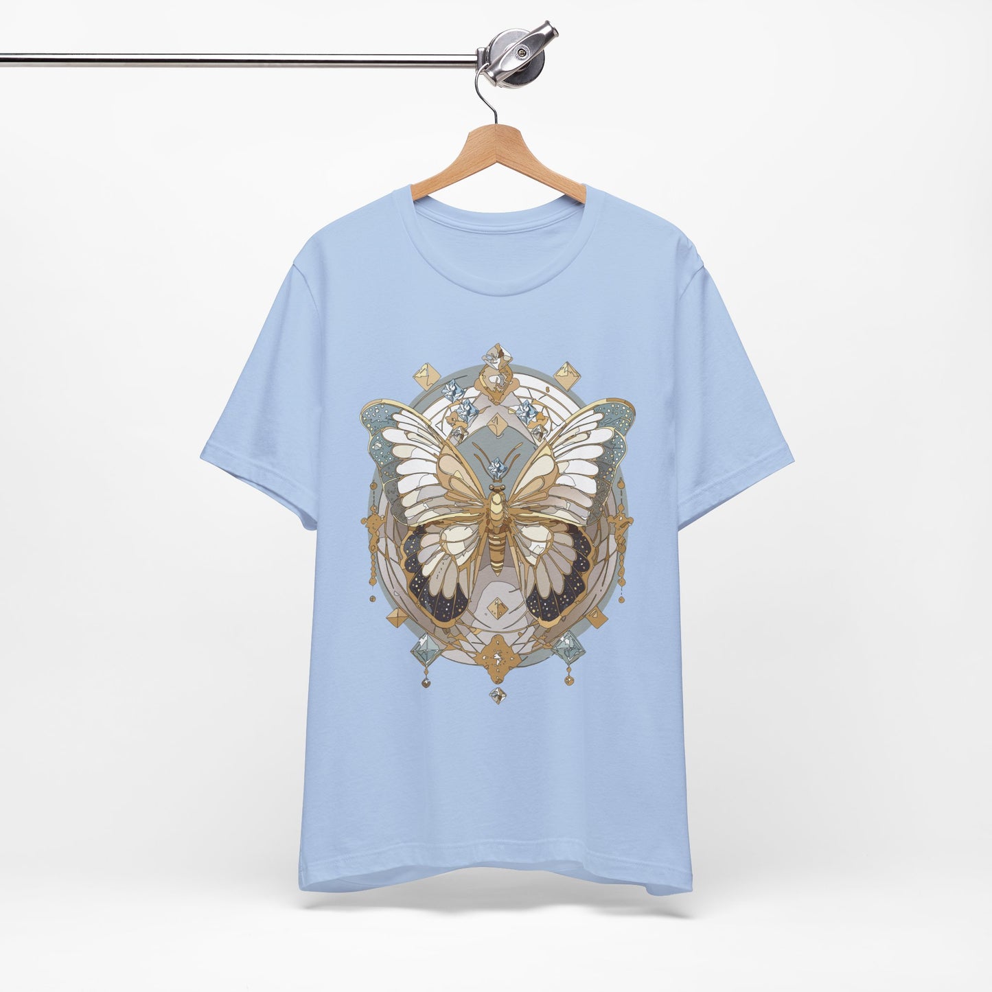 Butterfly Shirt, Shirt with Butterfly, Tee Shirt with Antique Butterfly