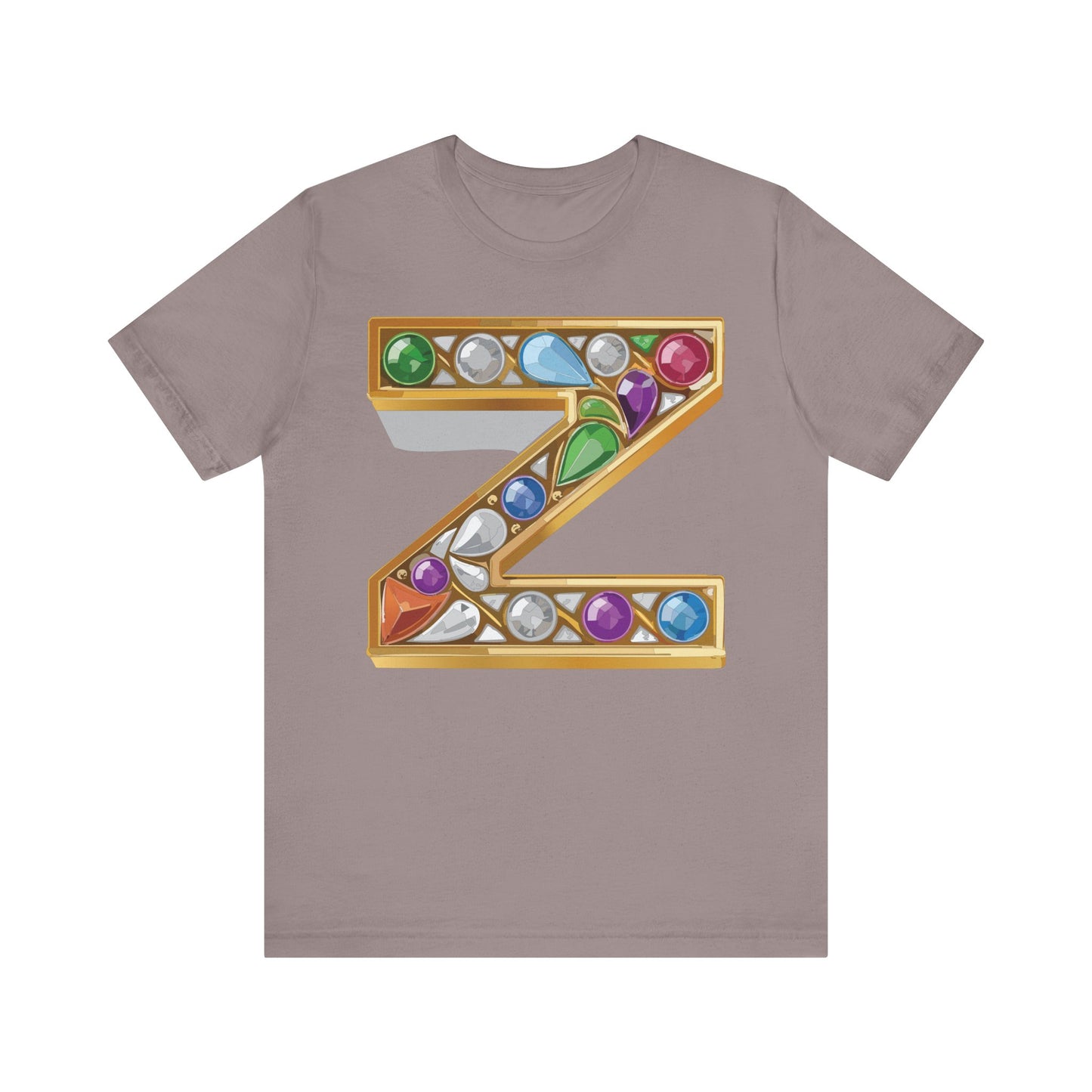 Letter Shirt, Shirt with Letters, Tee Shirt with Gold Letter, Shirt with Antique Letters